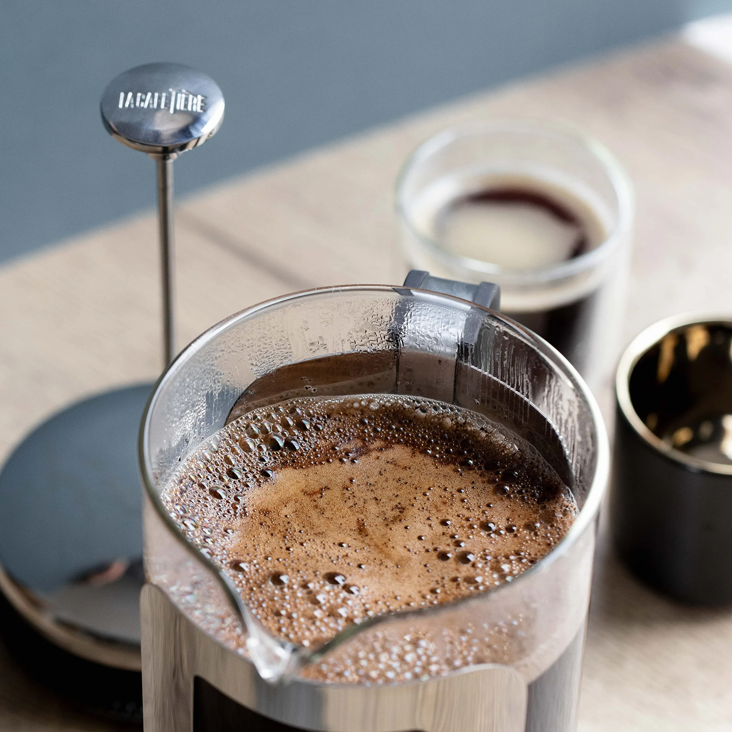 La Cafetière Roma Cafetera de Acero Inoxidable, 12 Tazas, Plateada, Estuche de Regalo
