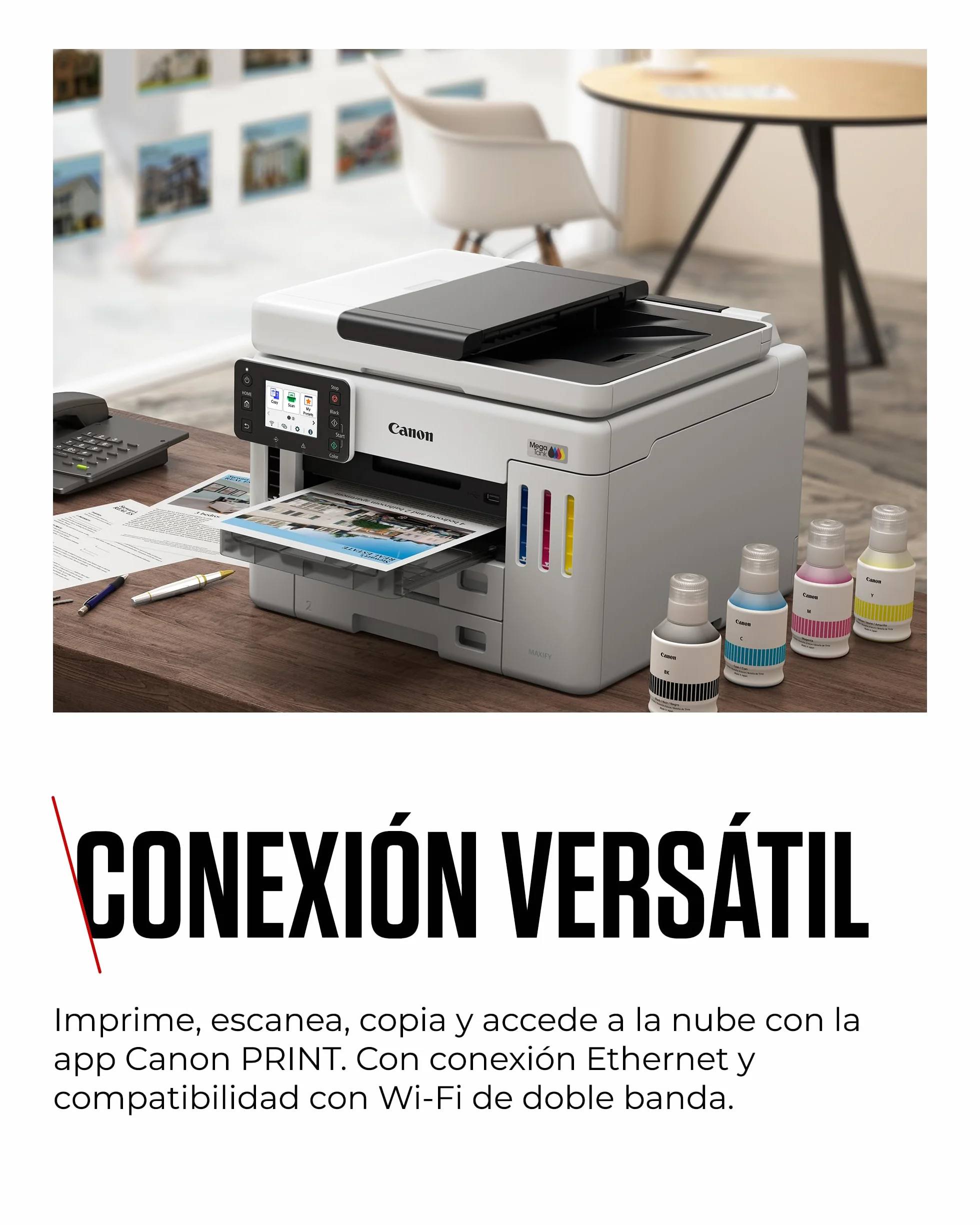 Canon Maxify Gx7150 Megatank - Multifunktionsdrucker - Farbe - Tintenstrahl - Ciss - Legal (216 X 356 Mm)