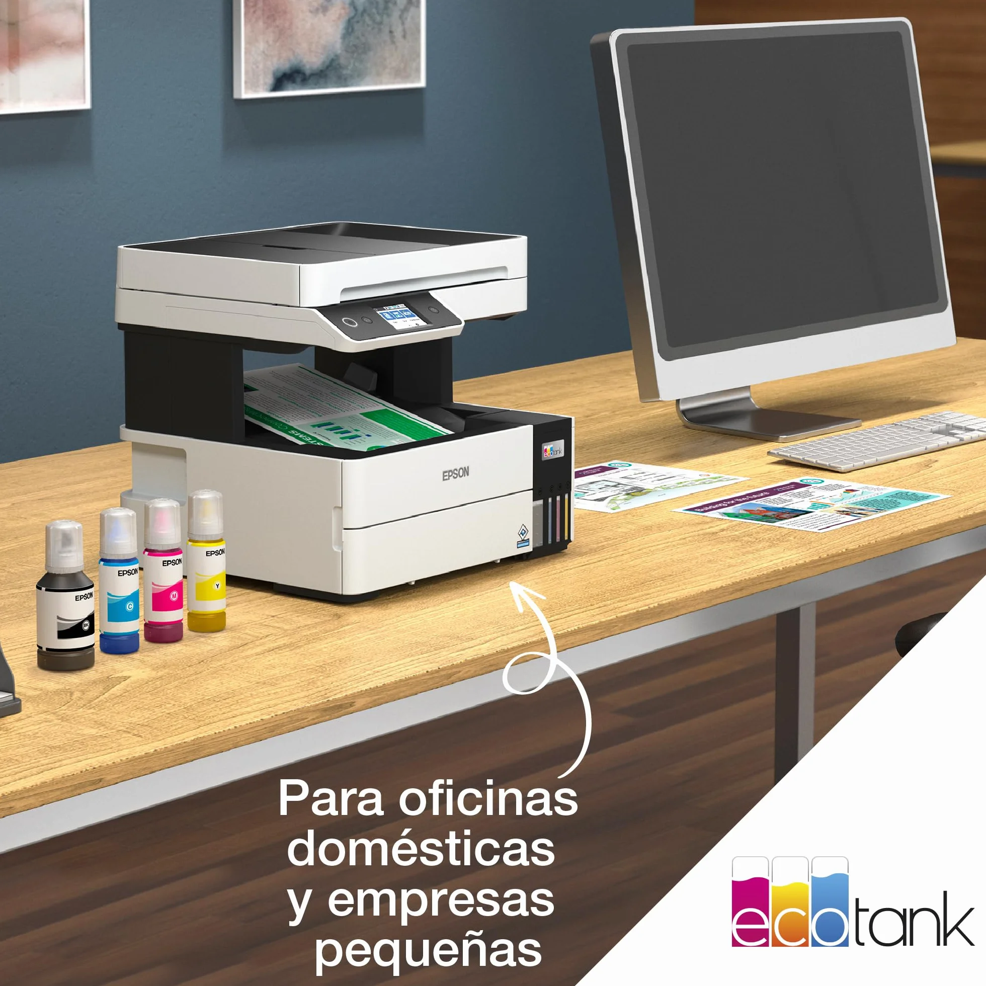Impresora multifunción EcoTank ET-5150 A4 con depósito de tinta, conexión Wi-Fi