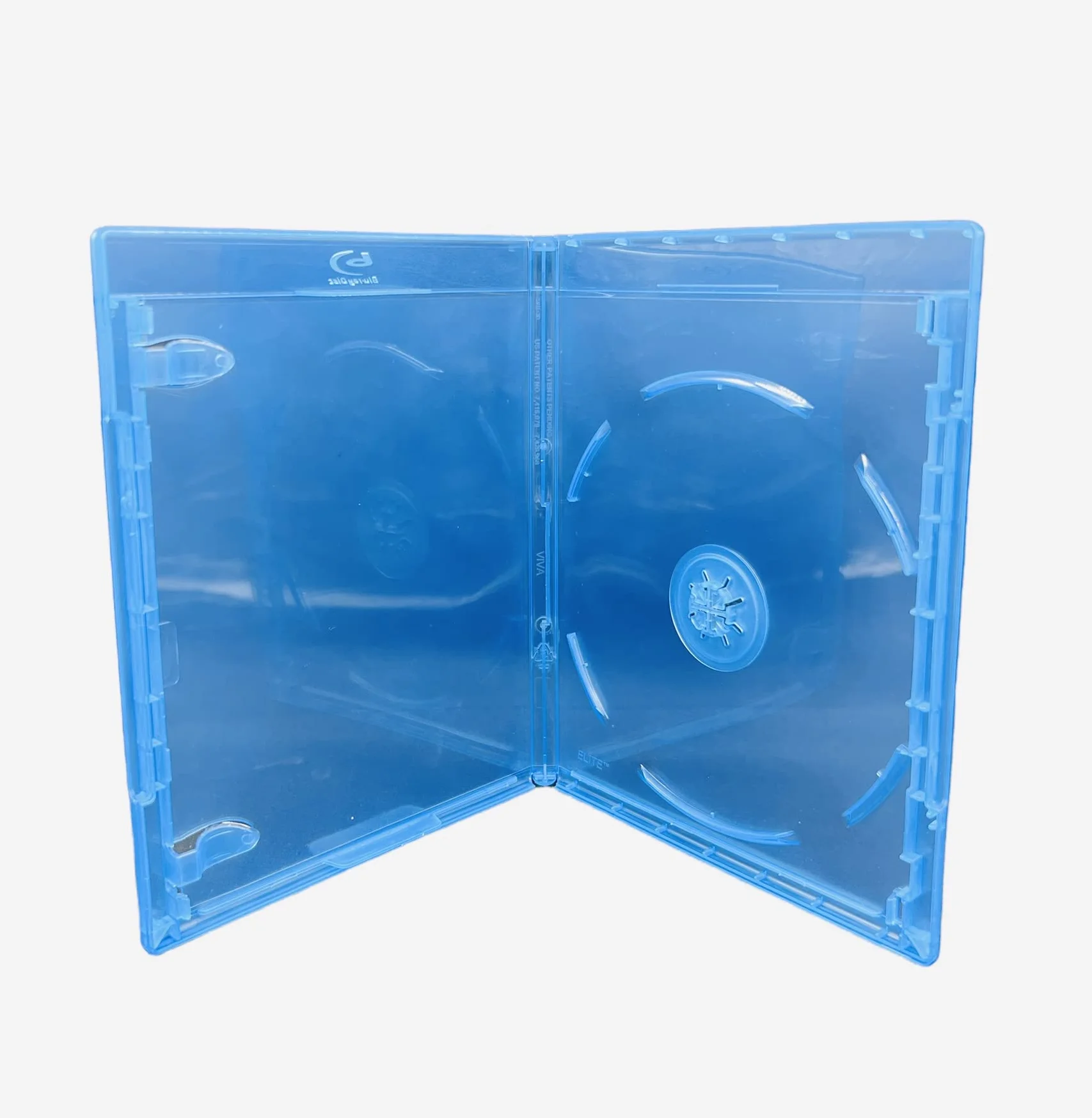 Viva Elite - 5 fundas individuales para Blu-ray de 11 mm con funda transparente para obras de arte, plástico de polipropileno duradero, hub seguro con botón, paquete de funda de repuesto para Blu Ray