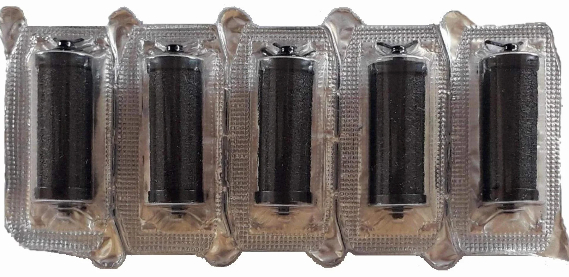 Rodillos de Tinta Negra para Etiquetadoras"Jolly" - Paquete de 5 Unidades