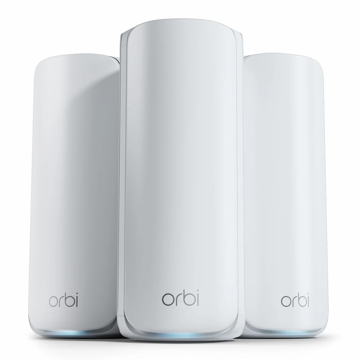 NETGEAR Orbi 770 | Sistema Mesh WiFi 7 | RBE773 | Router WiFi 7 y 2 satélites | hasta 11 Gbits/s | Alcance 540 m² | Soporta 100 Dispositivos | Puerto Internet 2.5GB | Tribanda BE11000 | Blanco