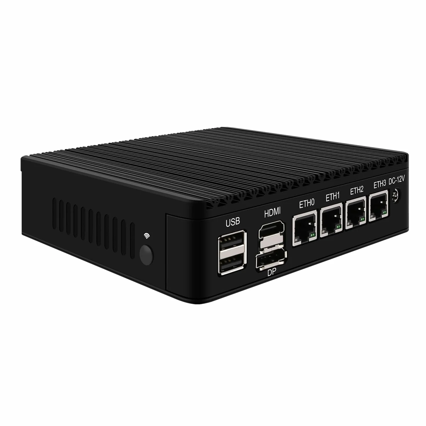 Micro Firewall Appliance, Mini PC, PFSense, Mikrotik, OPNsense, VPN, Router PC, Intel N6005, RJ22, AES-NI, 4 x Intel 2.5GbE I226-V LAN, Type-C, TF, M.2 WiFi Slot, 16G RAM, 256G SSD
