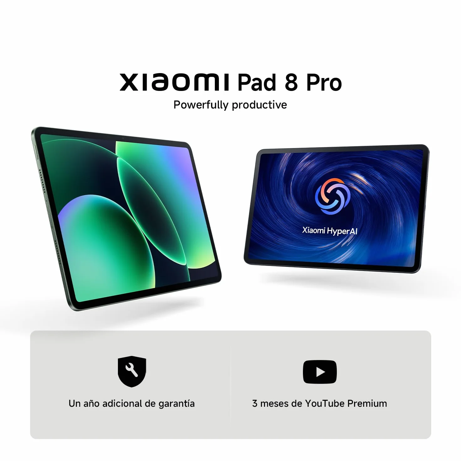 XIAOMI Pad 8 Pro Matte Glass 11.2" 3.2K Tablet Gris (Snapdragon 8 Elite, 12GB RAM, 512GB ROM, WiFi 7, 9200 mAh)