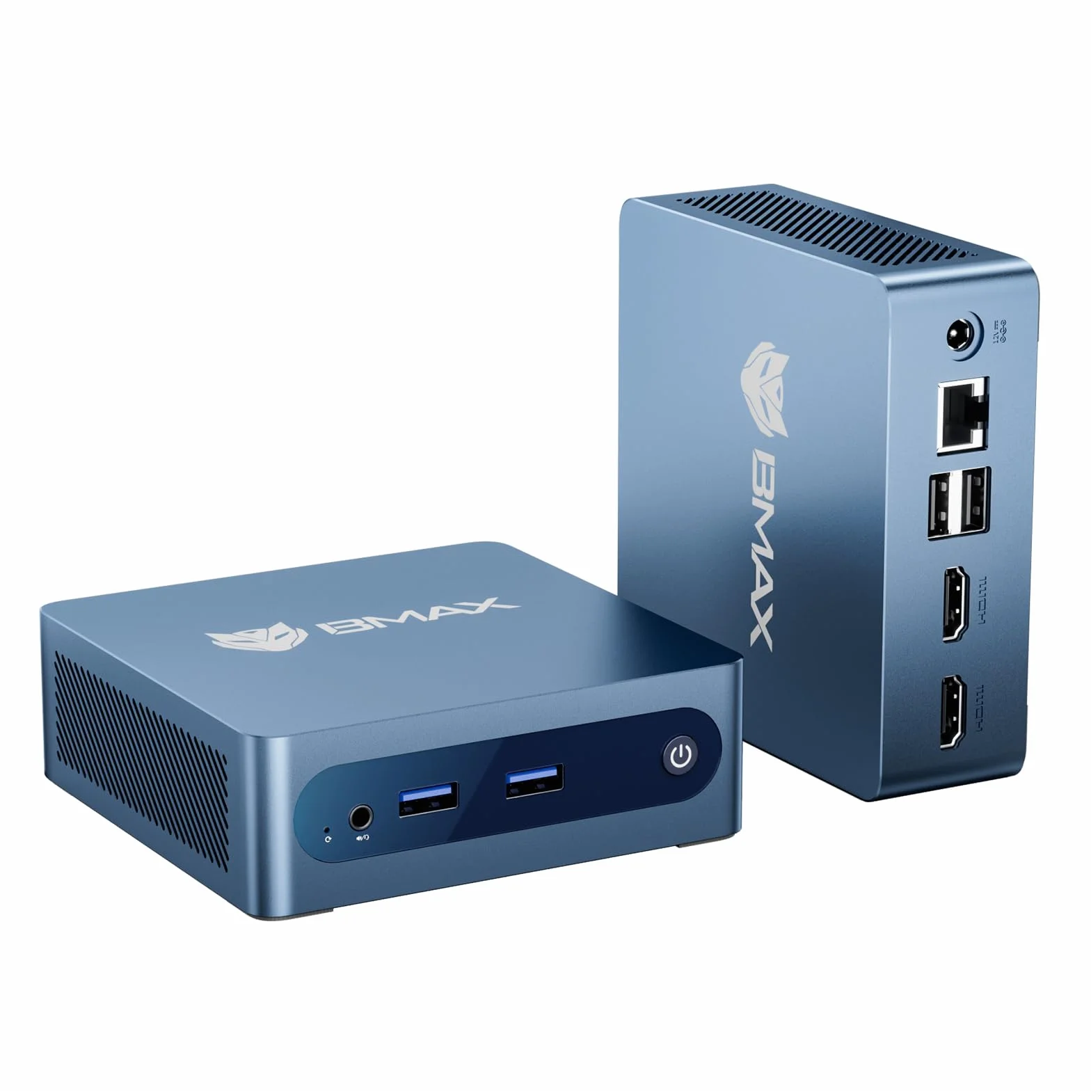 BMAX B1Plus Mini PC Win 11, Intel Celeron J3355(hasta 2,5 GHz) 6 GB LPDDR3, 128 GB eMMC SSD, Mini Ordenador de Sobremesa, Micro PC,WiFi 5, BT5.0, 4K@60HZ UHD Dual Display para Oficina