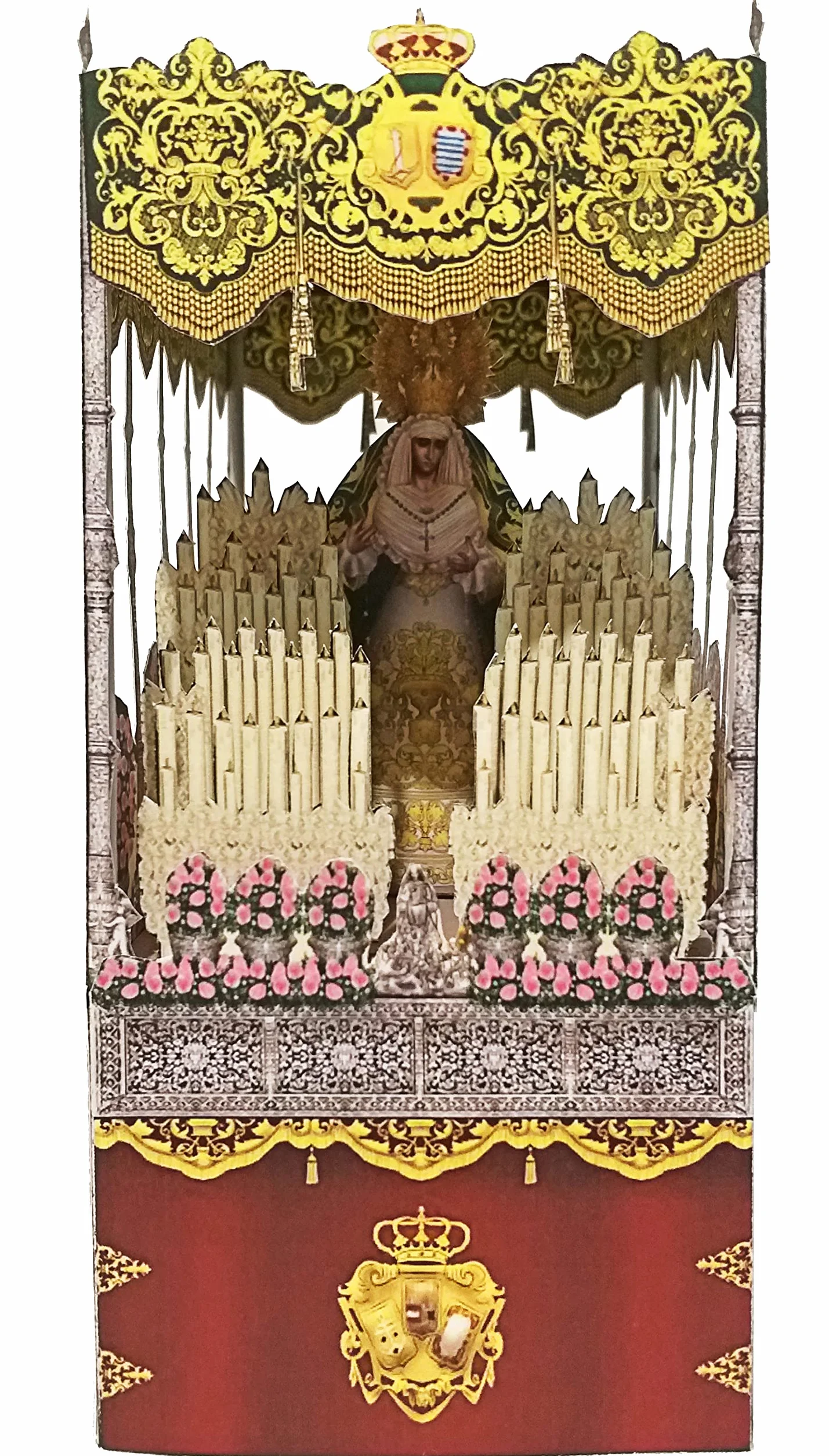 RECORTABLE PASO VIRGEN DE LA YEDRA DE JEREZ