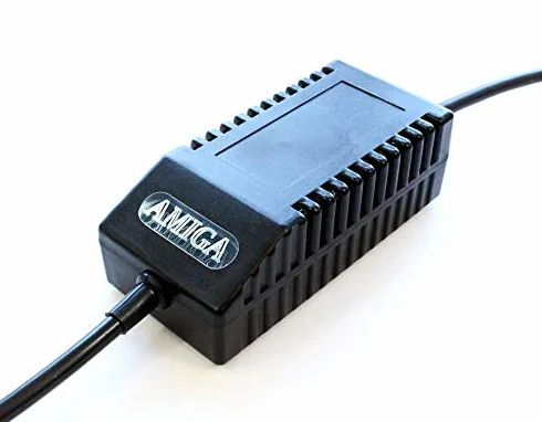 AirDrive Amiga 500 Modern EU - Fuente de alimentación de repuesto Amiga 500, enchufe europeo, color negro