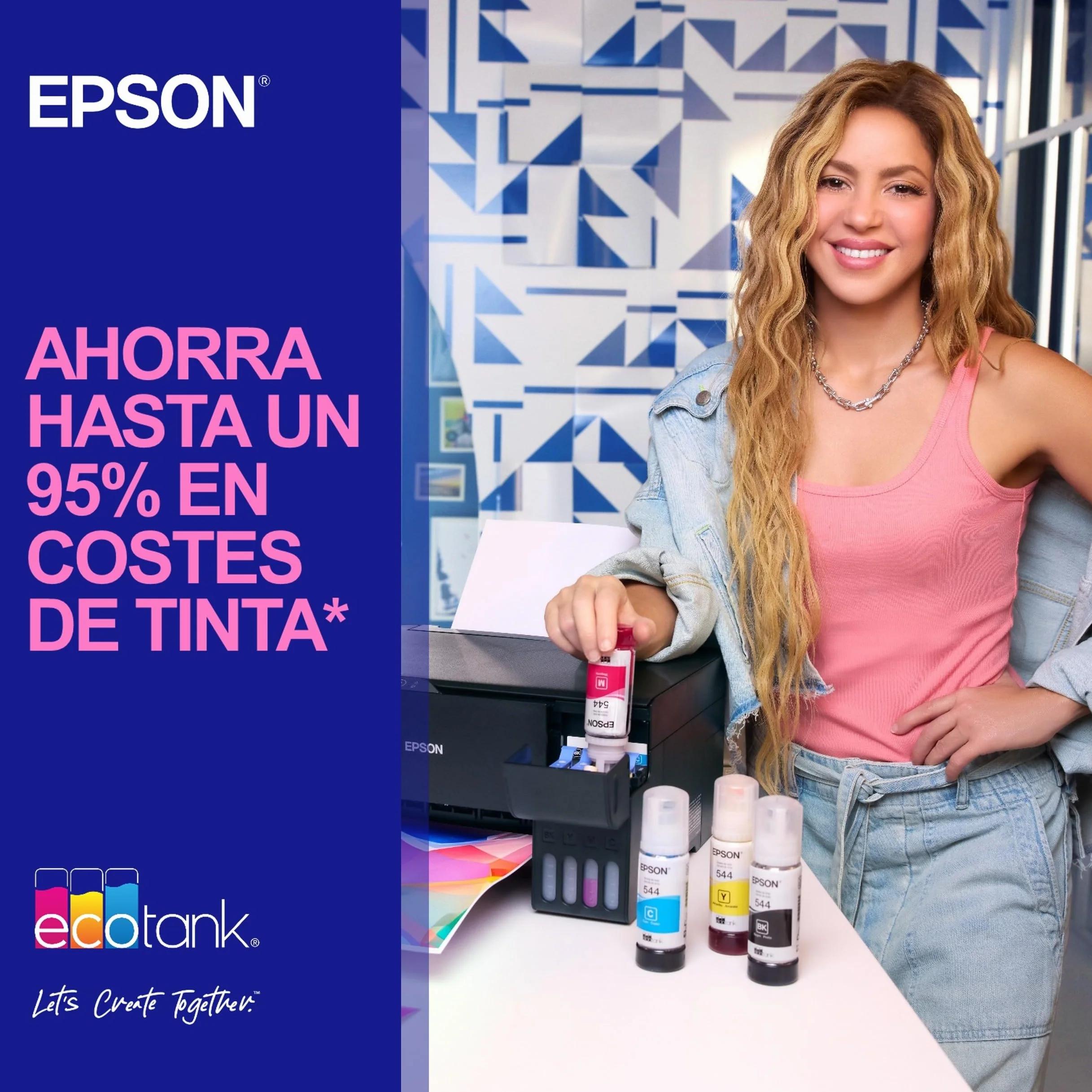 Impresora multifunción EcoTank ET-5150 A4 con depósito de tinta, conexión Wi-Fi