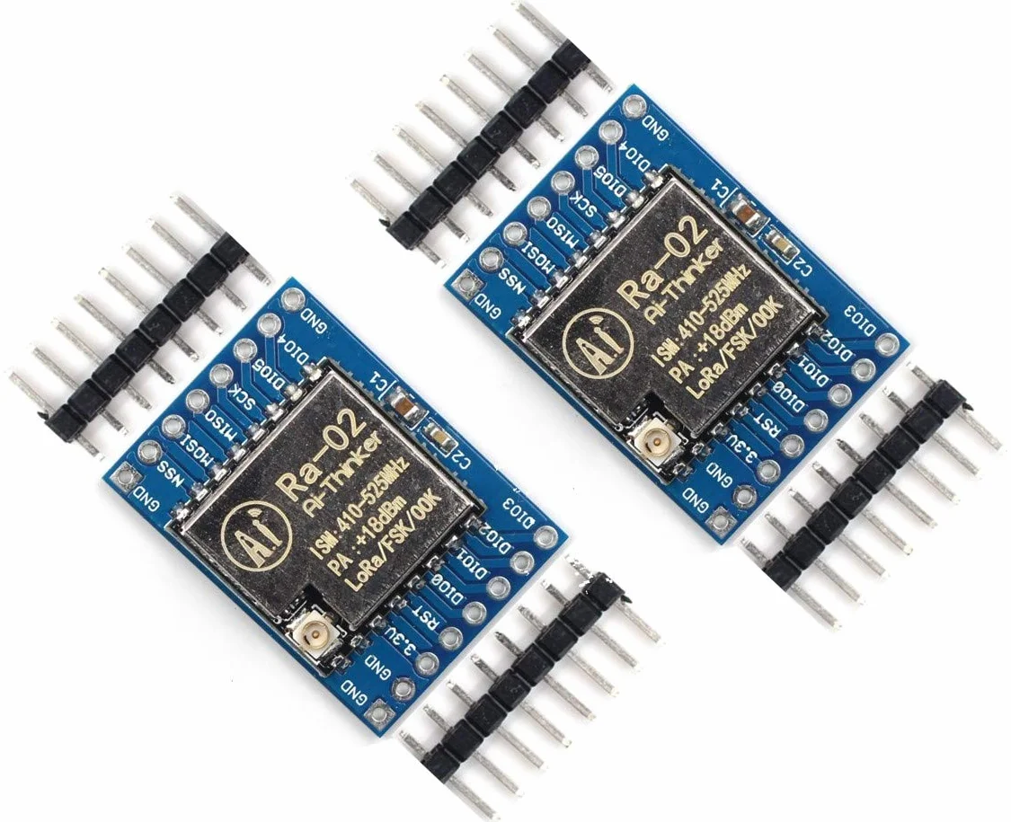 2pcs SX1278 Lora 433MHz Ra-02 Wireless Spread Spectrum Transmission Socket Ra02