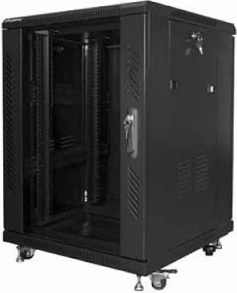 Armario Rack LANBERG 15U 600X600 Auto ENSAMBLADO 19" hasta 800KG Negro