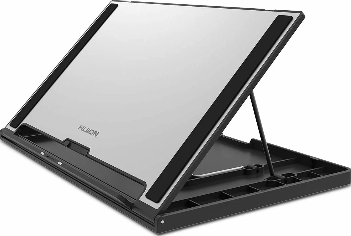 HUION Soporte Portátil ST300, Soporte para Tableta Ajustable ST300, Compatible con Kamvas 13/12/16, Kamvas Pro 13/12/16 Tableta Grafica con Pantalla, para Pad, 10-16 Pulgadas Monitor de Dibujo