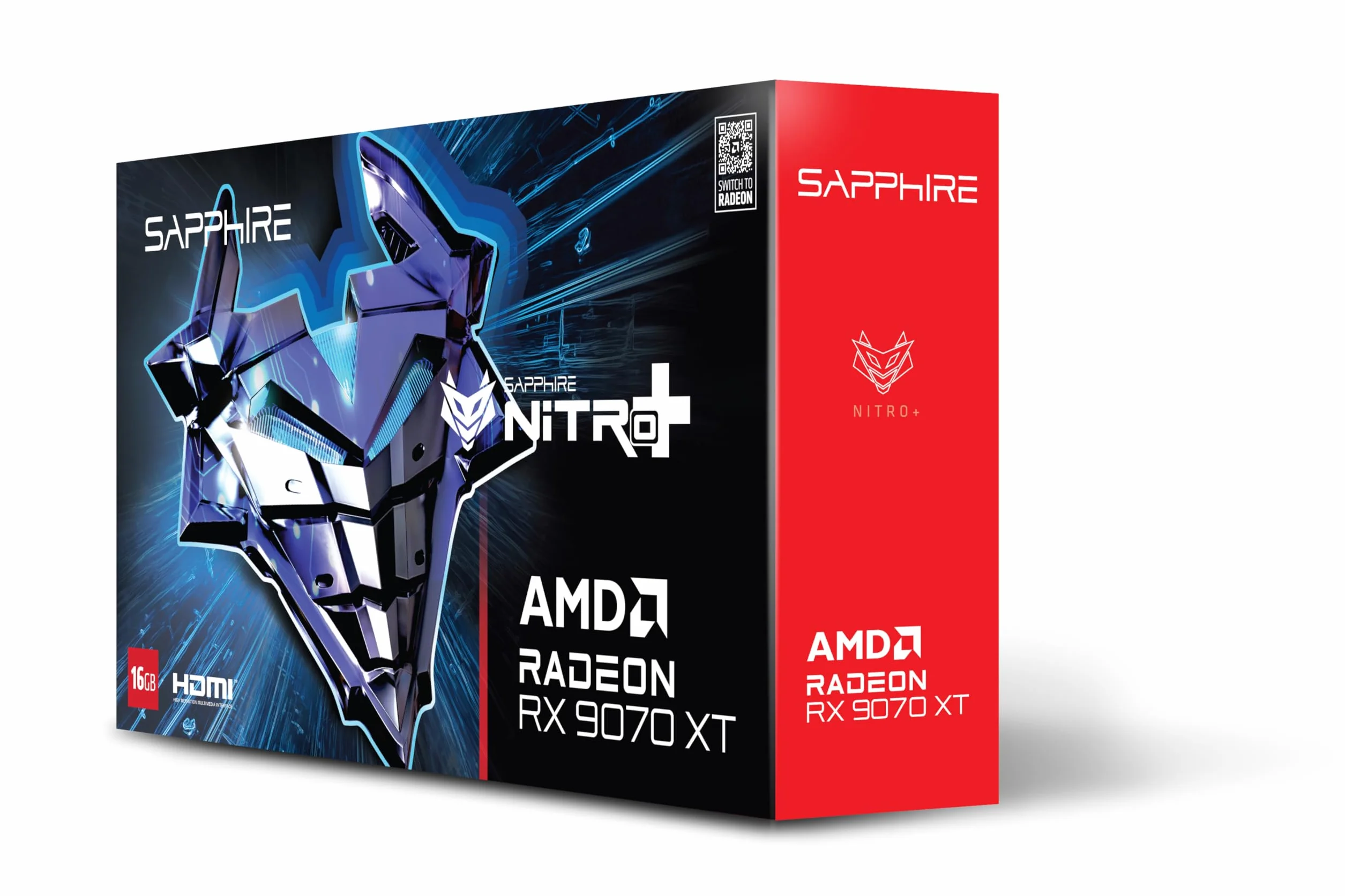 Sapphire Nitro+ AMD Radeon™ RX 9070 XT Gaming OC 16GB Dual HDMI/Dual DP