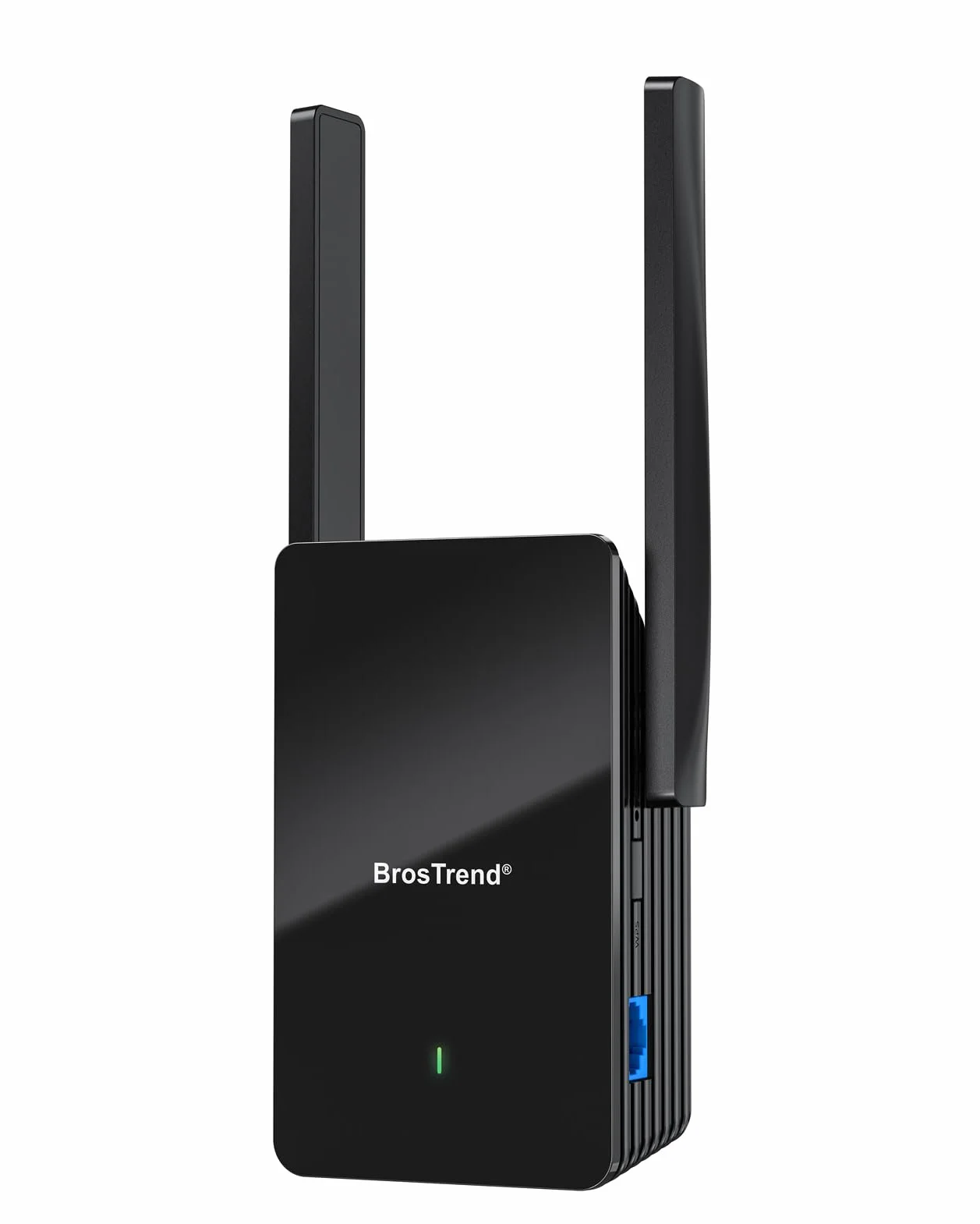 BrosTrend Repetidor WiFi 6 AX1500, Amplificador Señal WiFi con Puerto Ethernet Gigabit, Double Banda 5GHz y 2.4GHz Wi-Fi Extender Facil de Instalar con WPS, Extensor de Wi-Fi de hasta 185 ㎡, MU-MIMO