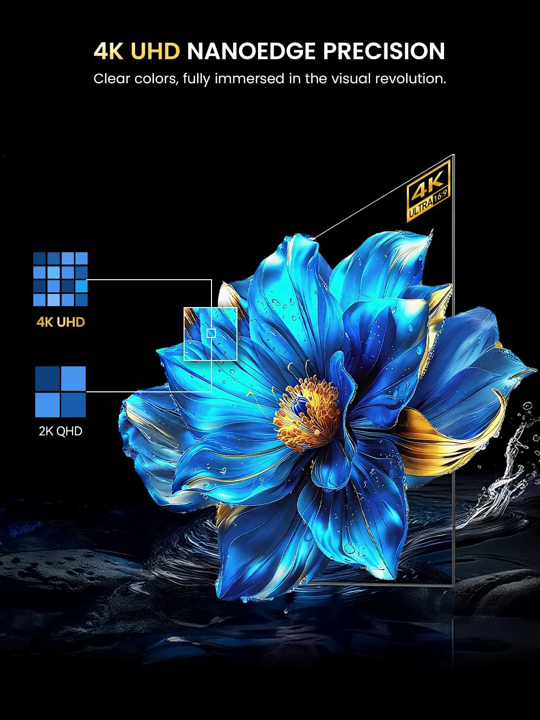 UPERFECT OLED Monitor Portátil 13.3" 4K UHD 3840x2160 UHD | 150%sRGB | 100000:1 Contraste | 500Nit | Diseño Ultraplano de Aluminio, Monitor de Viaje para PC, Portátil, Teléfono y Consola de Videojuego