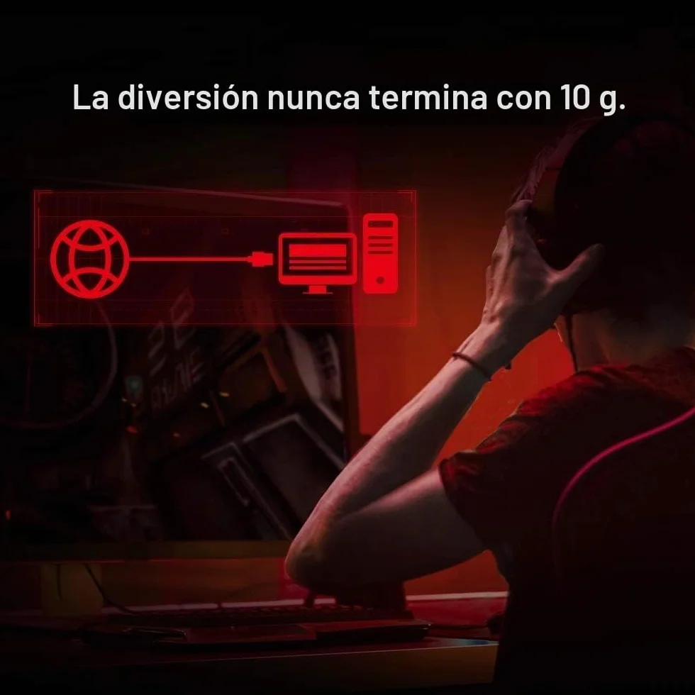 [Nuevo] TP-Link TX401 – Tarjeta de Red PCIe 10 GB/s, Adaptador 10GBase-T con disipación Avanzada, Compatible 5G/2.5G/1G, Incluye Cable Cat6A, Baja latencia, Ideal para Gaming y NAS, Windows & Linux