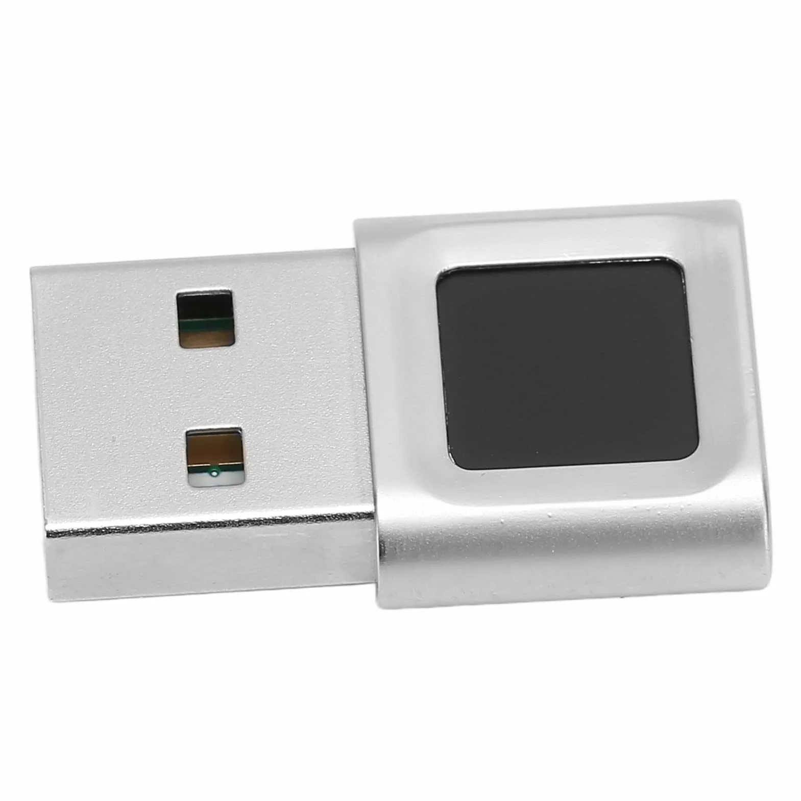 KIMISS Arcanite - Lector de Huellas Dactilares USB para PC 11, aleación de Zinc de 360 Grados, táctil, de Alta sensibilidad, Hello