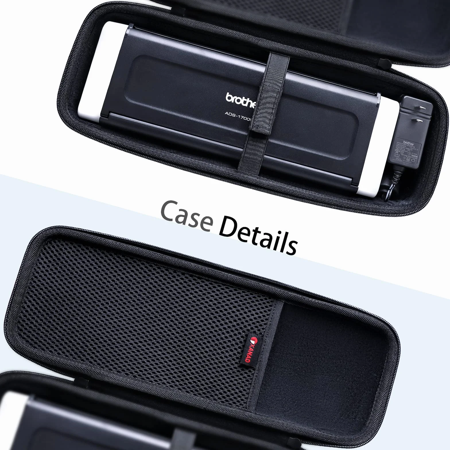 Brother ADS-1800W / ADS-1700W Funda para Escáner de Documentos Inalámbrico