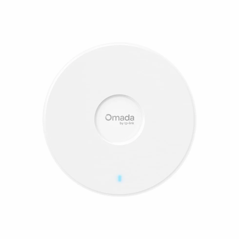 TP-Link Omada EAP720 Punto de acceso WiFi 7 BE5000 planfonier, doble banda 4 flujo, 1 puerto 2.5 Gigabit soporte PoE+, cubre hasta 140㎡, 250+ clientes simultáneos, Itinerancia transparente, Omada Mesh