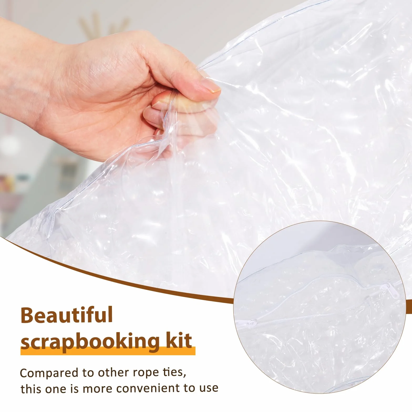 Funda de almacenamiento de juguetes de peluche 150 L transparente para silla de judías