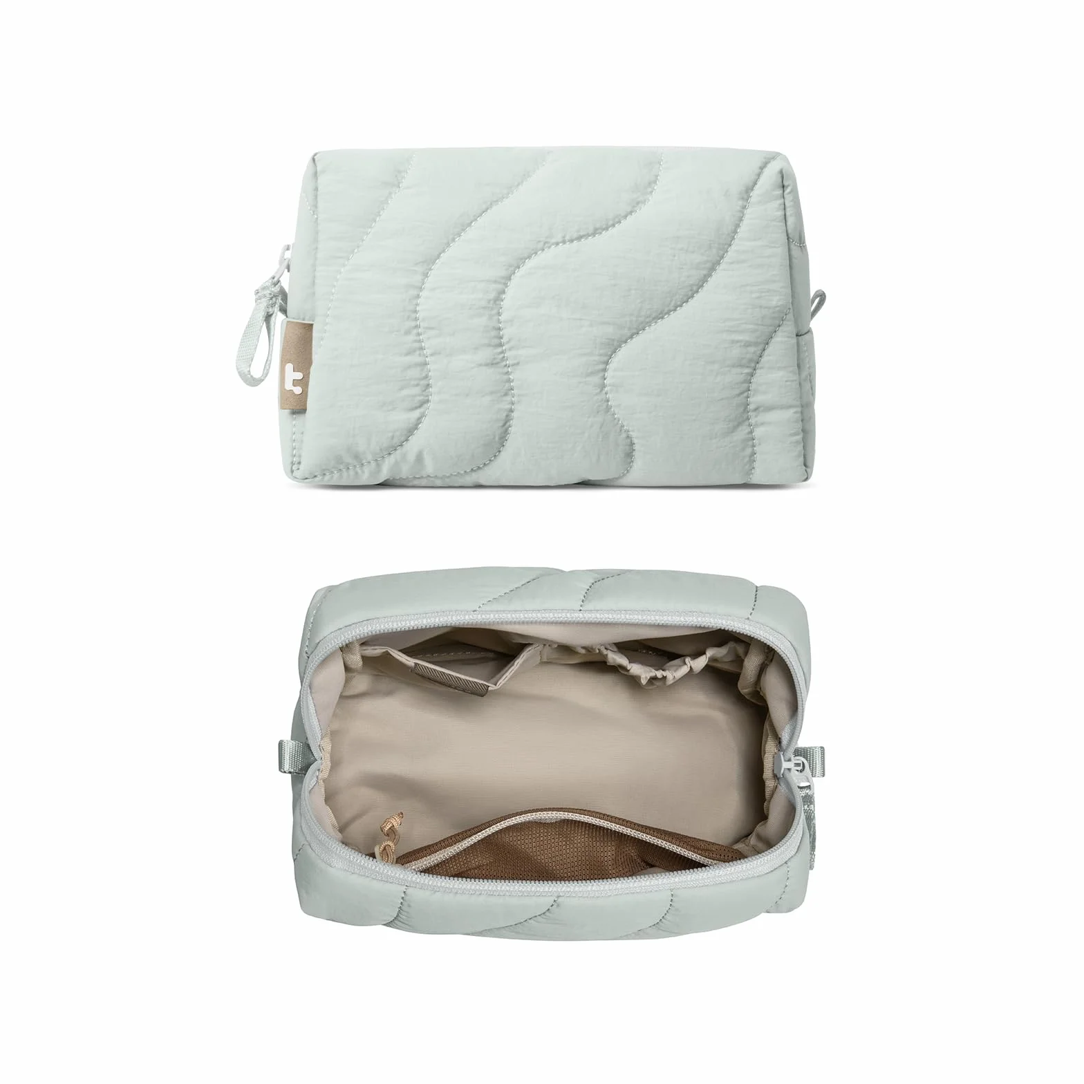 tomtoc Bolsa Organizadora Electrónica Acolchada para Cables, Accesorios Resistente al Agua, Portátil para Fuente de Alimentación de Power Bank, Memoria USB