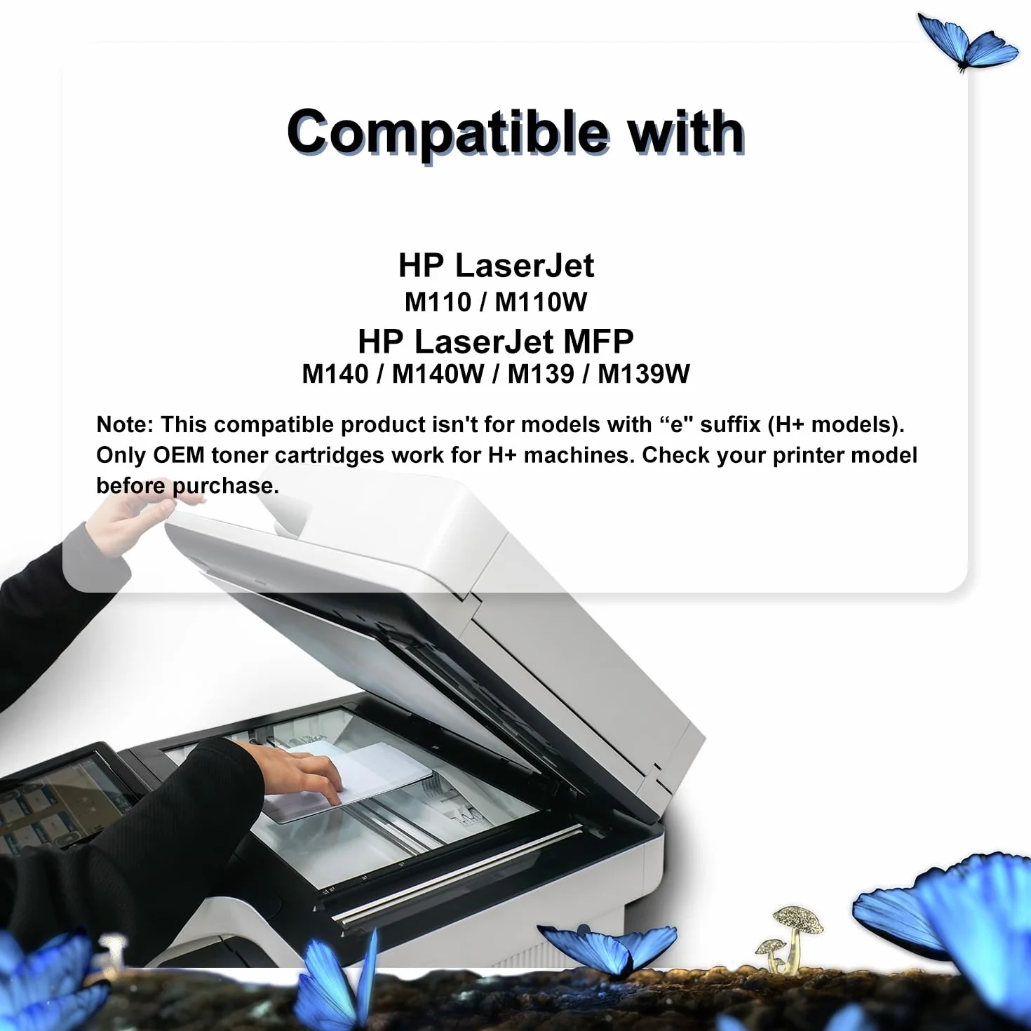 LOSMANN 142A Tóner con Chip Compatible para HP 142A W1420A para HP LaserJet MFP M140w, Tóner M110w, M110, MFP M140, MFP M139w, M139, 142X, W1420X (1 Negro)
