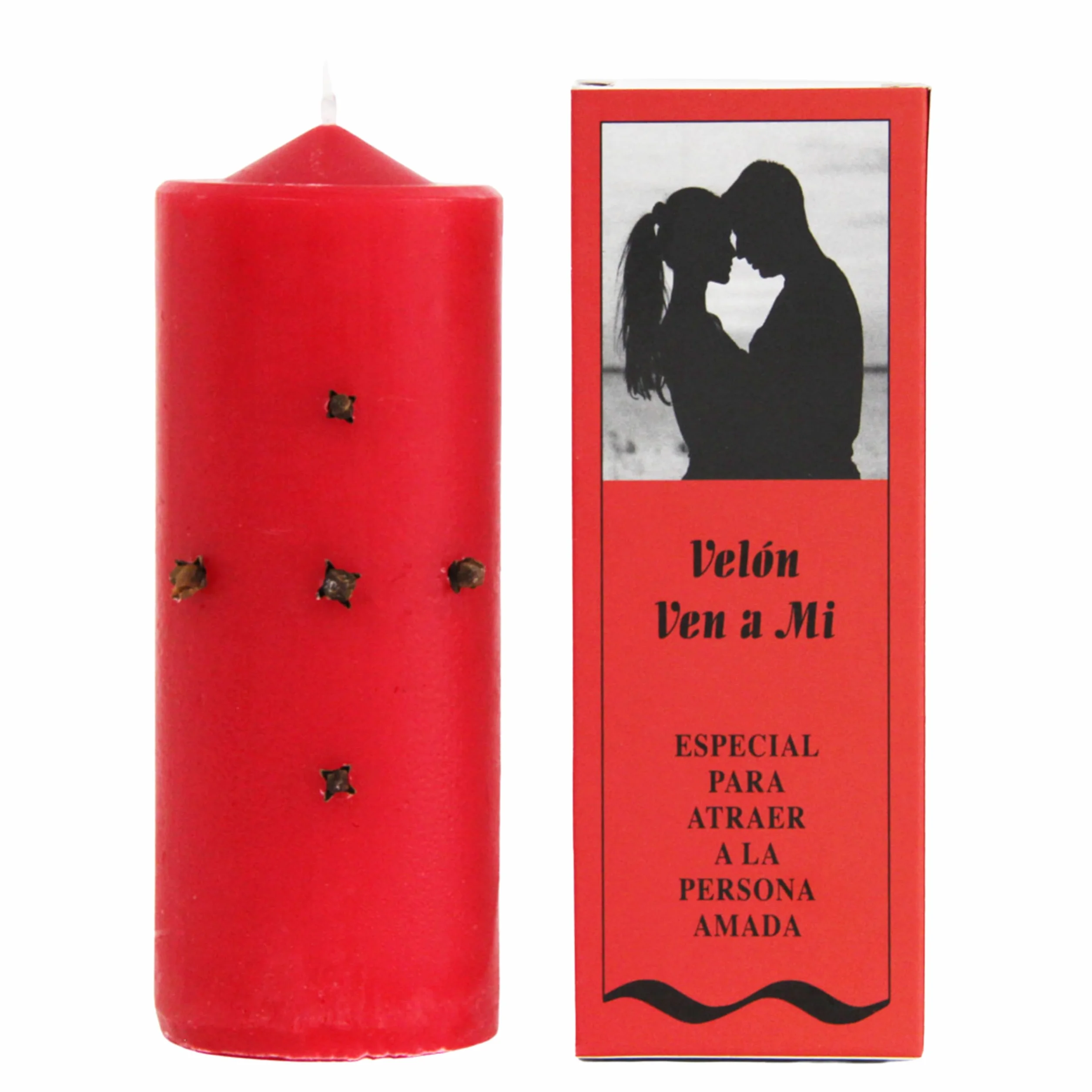 Velón Preparado Ven a Mí – Ritual para Atraer el Amor de Alguien | Vela Esotérica para Fortalecer Relaciones | Hecho a Mano con Hierbas | Incluye Instrucciones y Oración