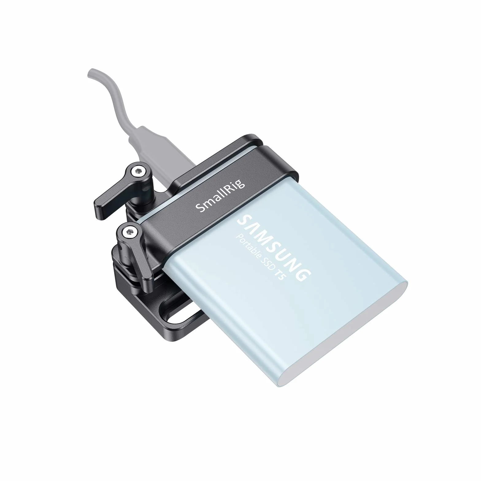 (Nueva versión) SMALLRIG Mount Bracket para Samsung T5 SSD - 2245