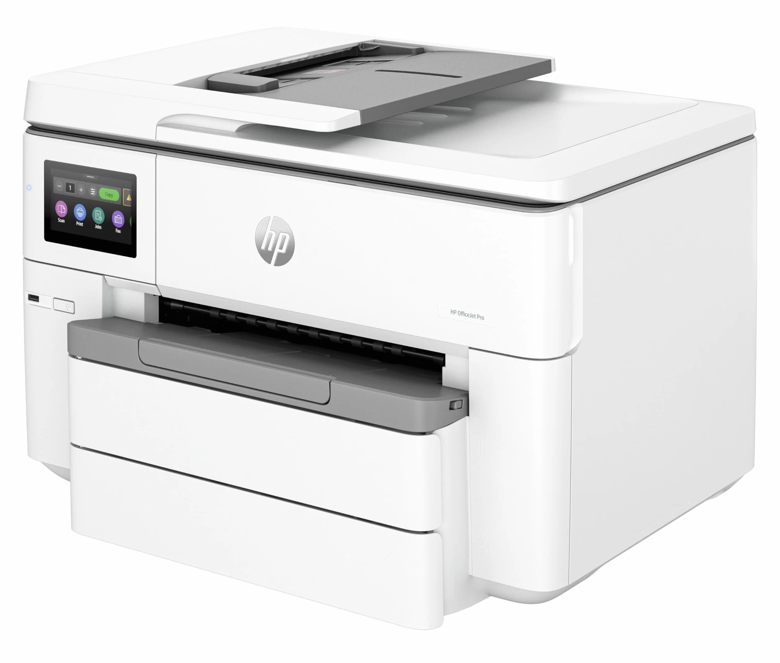 HP OfficeJet Pro 9730e Impresora todo en uno | Color | para oficinas pequeñas | Inalámbrica | Impresión, escaneo, copia, ADF | Hasta A3 | 2 bandejas | 3 meses de tinta instantánea gratis