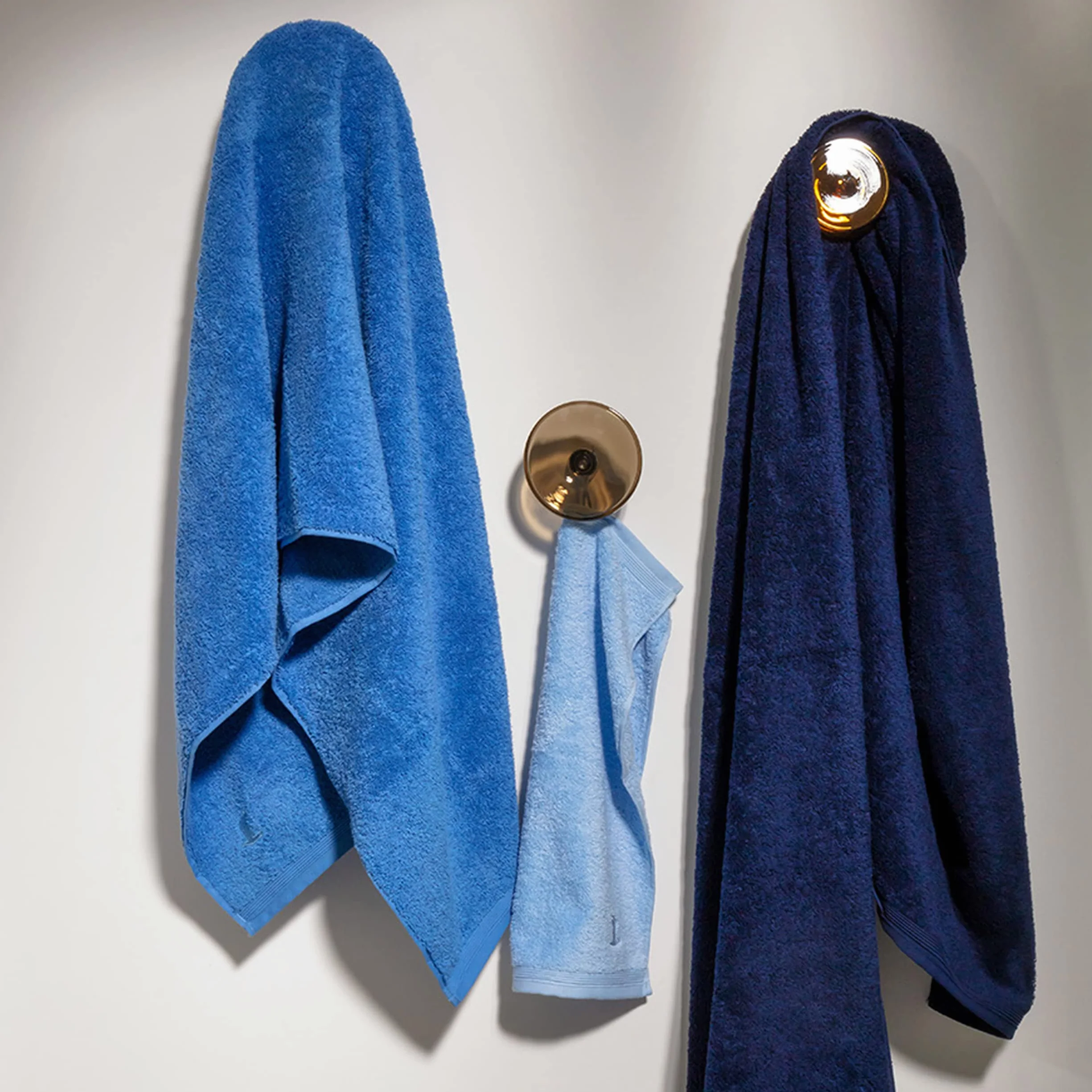 Möve Superwuschel Guante de baño 100% algodón 20 x 15 cm Azul mar Profundo