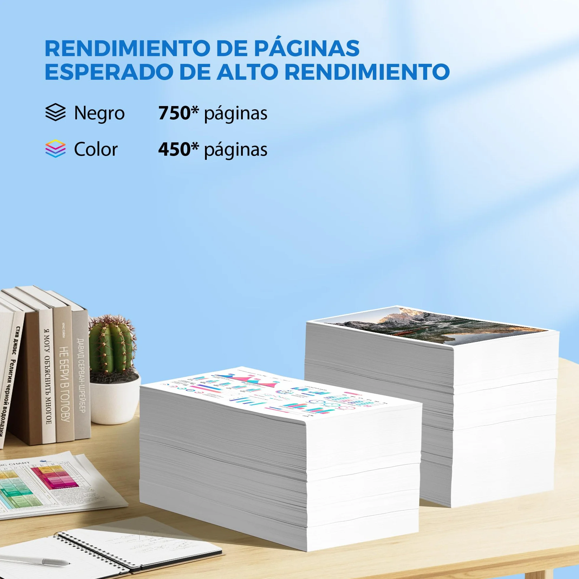 Tinta 305 XL Cartuchos de Tinta 305XL Negro y Ccolor Remanufacturado para HP 305 Tinta para HP DeskJet 2720 2700 2721 2820 2800 2821 2723 2822 Envy 6022 DeskJet Plus 4120 4200 4100(Pack de 2)