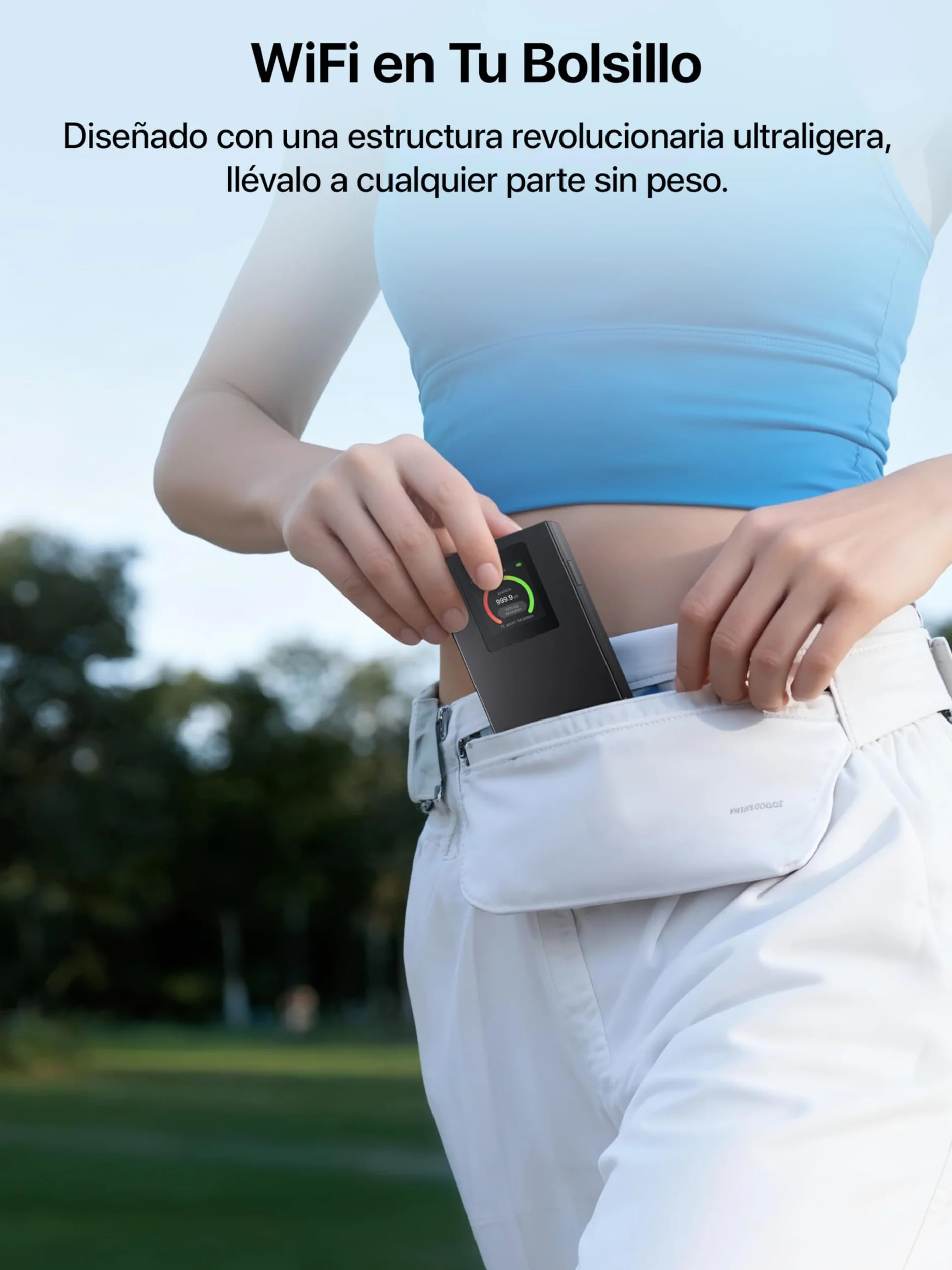 Tenda MF6 Router 4G SIM Móvil Portátil CAT4 WiFi6 AX300 MiFi 2100 mAh USB-C WPA3