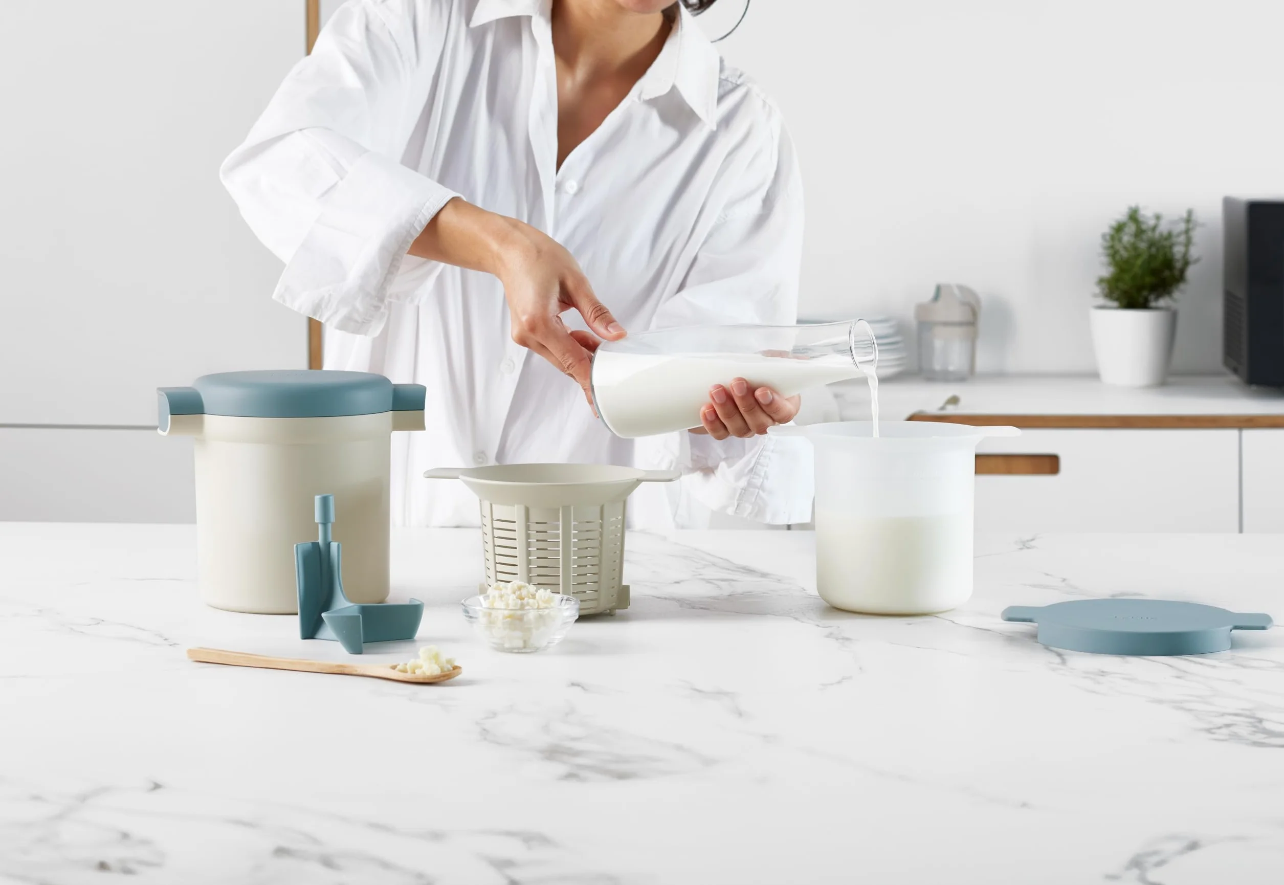 Lékué Utensilio para hacer Yogurt y Kéfir casero