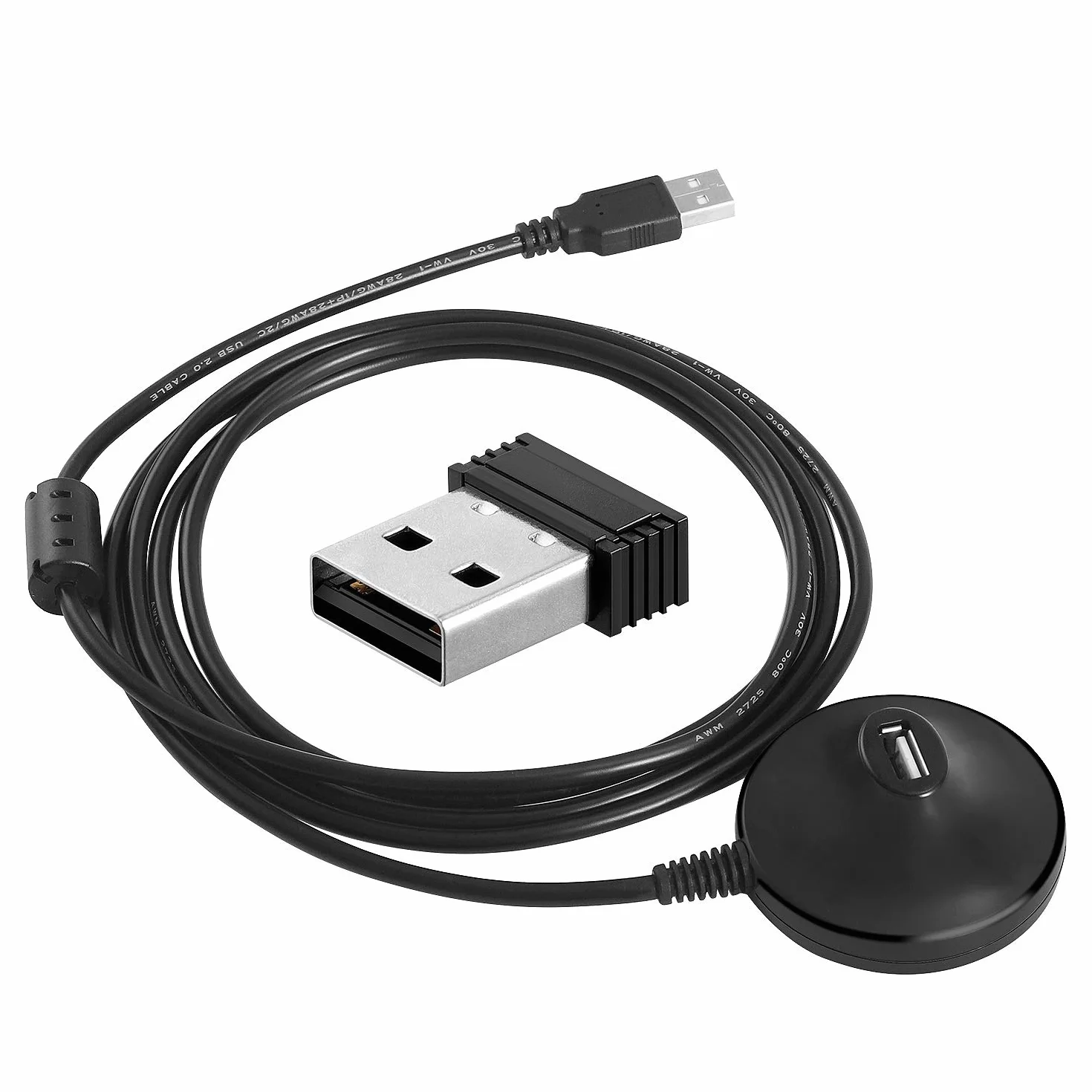COOSPO ANT+ USB Stick Dongle para Zwift, ANT+ Dongle Compatible con Garmin Forerunner Sunnto PerfPRO Studio Rouvy BKOOL CycleOps Virtual Trainer TrainerRoad Elite, ANT+ Receptor para Rodillo Bicicleta
