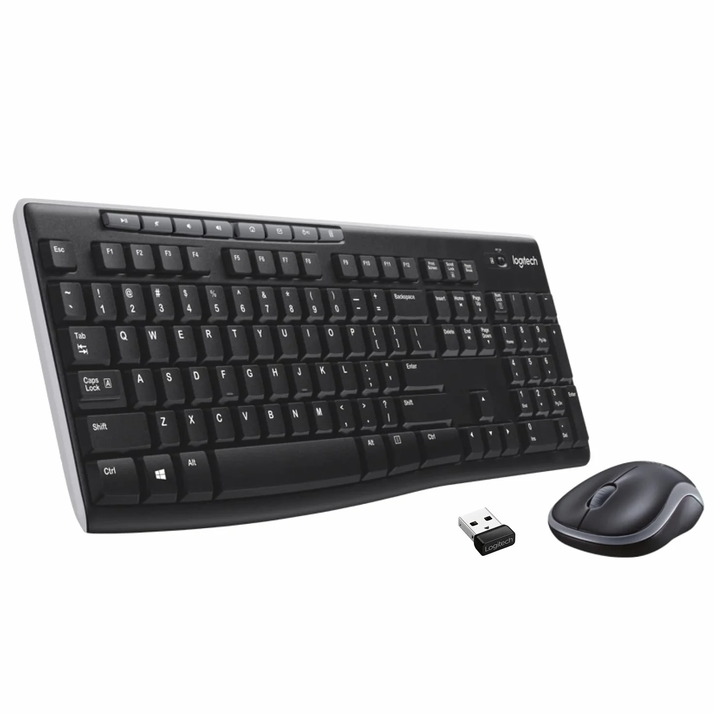 Logitech MK270 Teclado y ratón inalámbricos Combo - US INT'L QWERTY