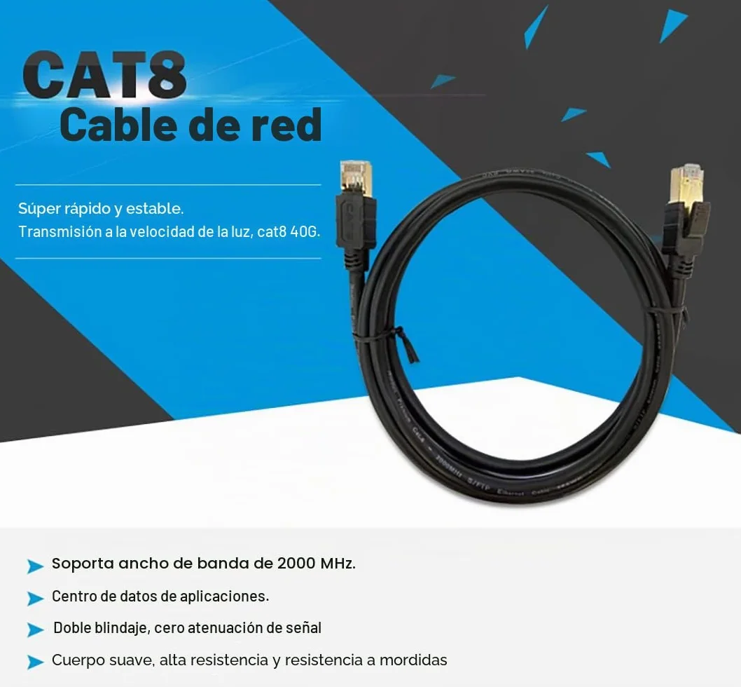 Adaptador de Red PCIe 3.1 de 2.5GBase-T con Intel I225-V+Cable Ethernet Cat8 de 3 pies 2500/1000/100Mbps PCI Express Gigabit Ethernet Card RJ45 Controlador LAN para Windows 10/11