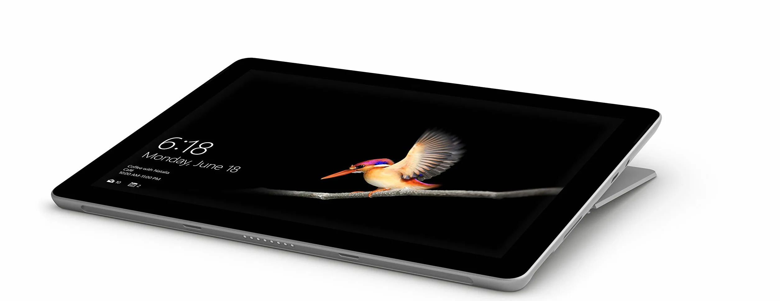 2018 Microsoft Surface Go con Intel Pentium Gold 4415Y (10-pulgadas, 4GB RAM, 64GB SSD) Platino (Reacondicionado)
