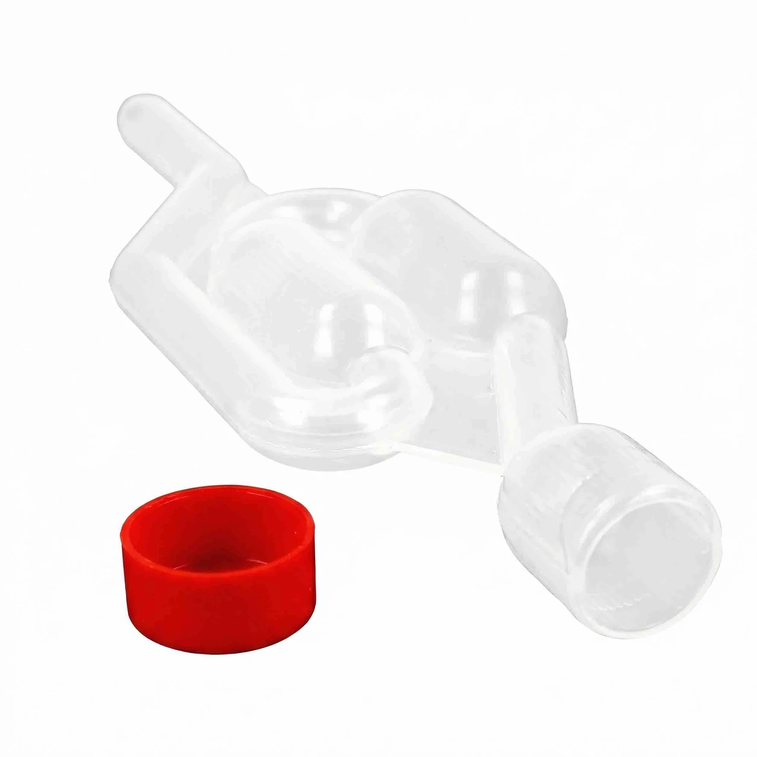 Lantelme Tubo de fermentación rojo de plástico para vino, cerveza, chucrut, kimchi