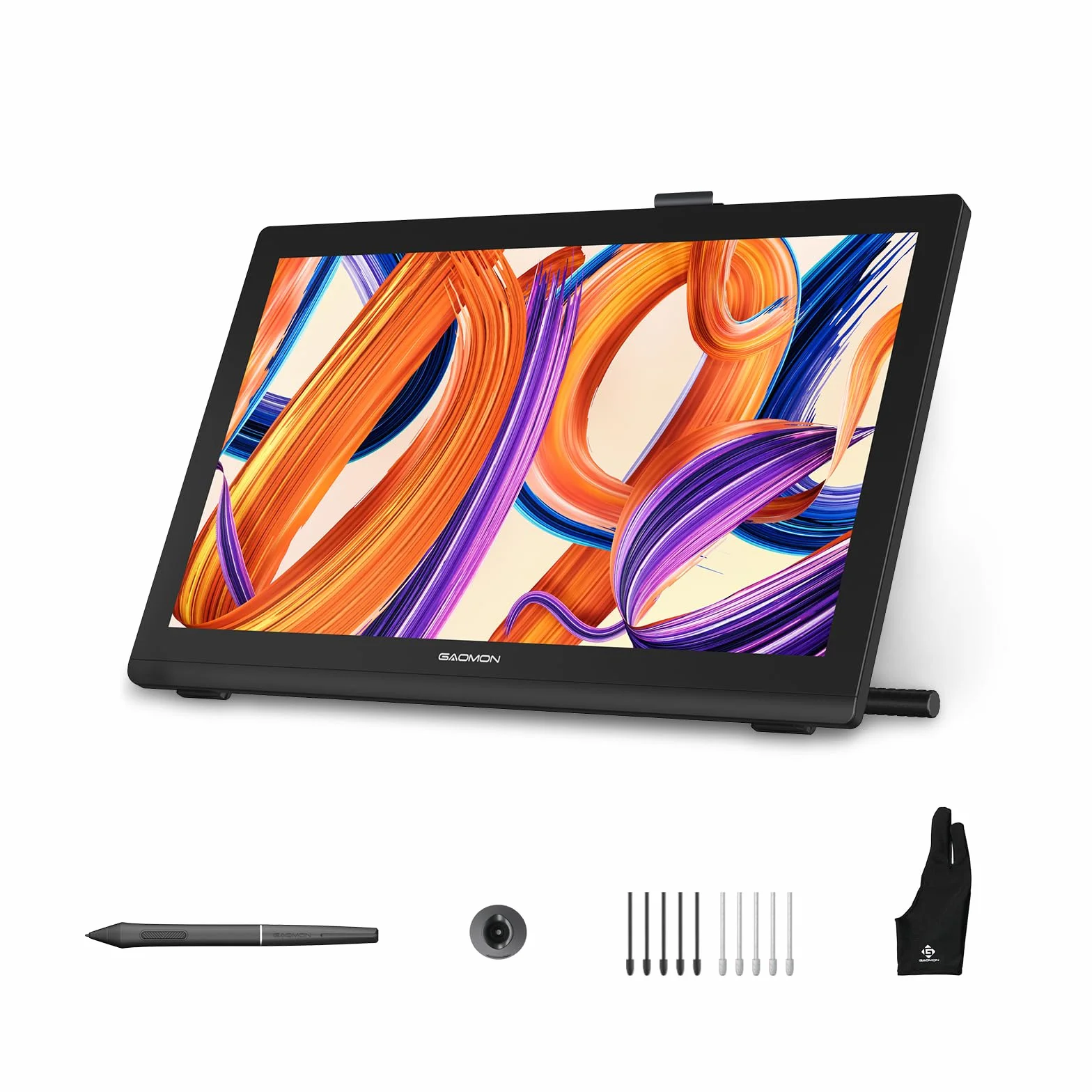 GAOMON Pro 19 Tableta Gráfica con Pantalla 18.4" 4K UHD, Lápiz G-Pro 16384 Niveles De Presión E Inclinación, Pantalla Laminada, Color Profesional, Compatible Windows/Mac