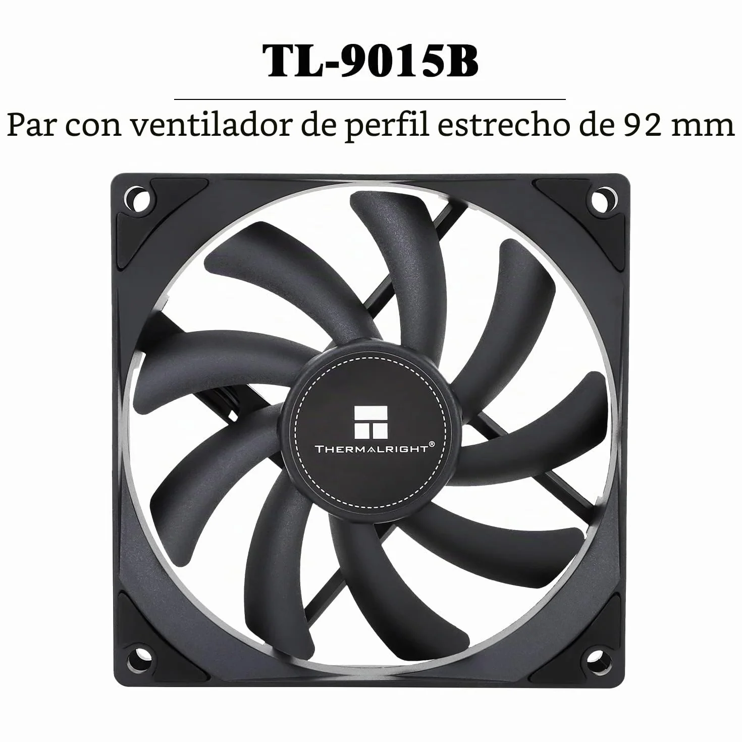 Thermalright AXP-90 X36 Black Low Profile - Enfriador de aire para CPU (90 mm, TL-9015B, 4 tubos de calor, 36 mm, para AMD AM4/Intel LGA 1700/1150/1151/1155/1156/1200