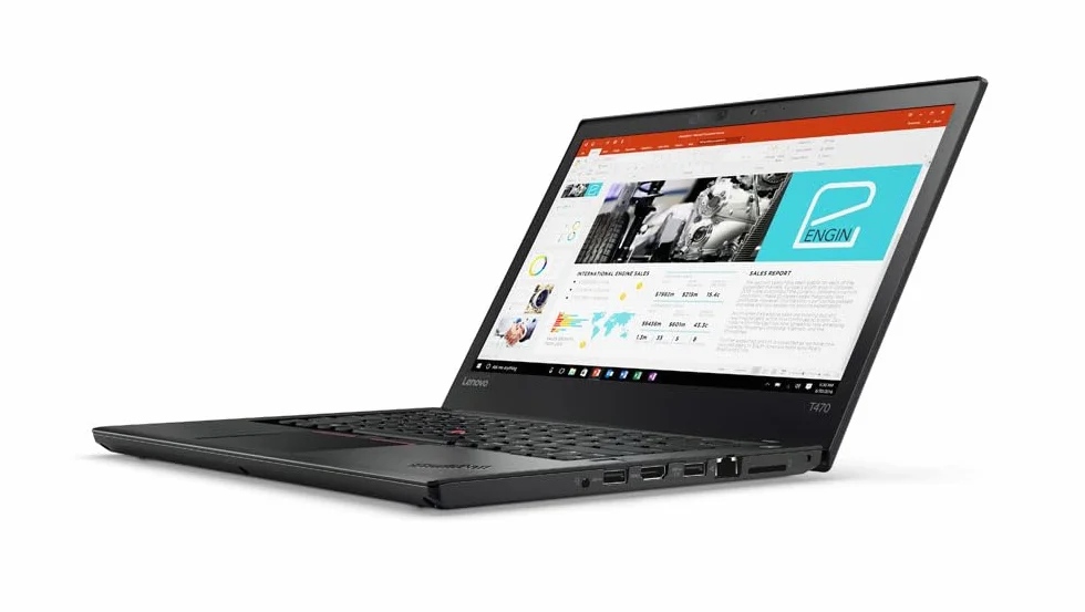 Lenovo ThinkPad T470 1920x1080 Full HD Intel Core i5-6300U Windows 11 Pro Notebook Laptop Business 256 GB 16 GB RAM