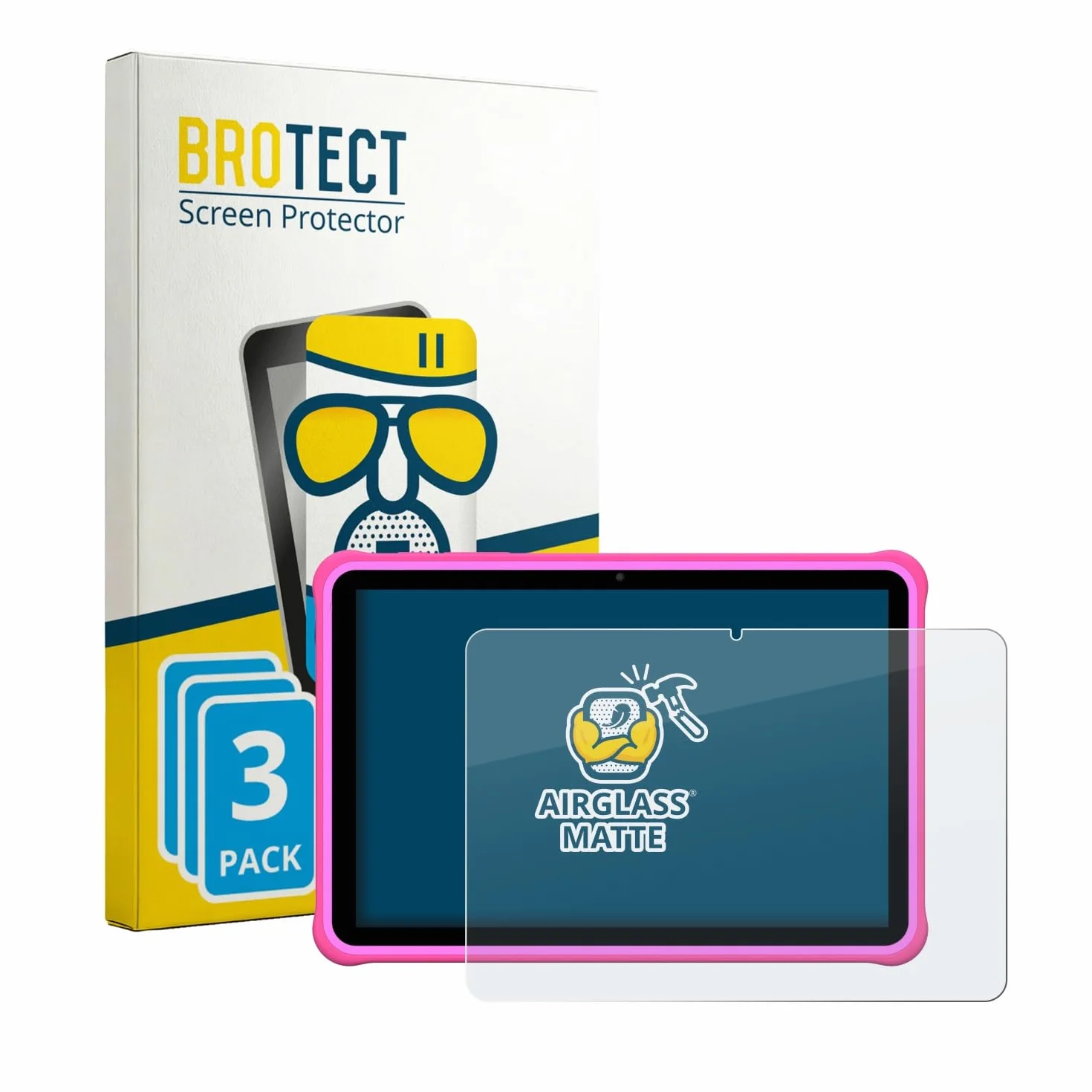 BROTECT Protector Pantalla Mate Cristal para FASTWD L231-EEA 10.1" (3 Unidades) Protección Anti-Reflejos