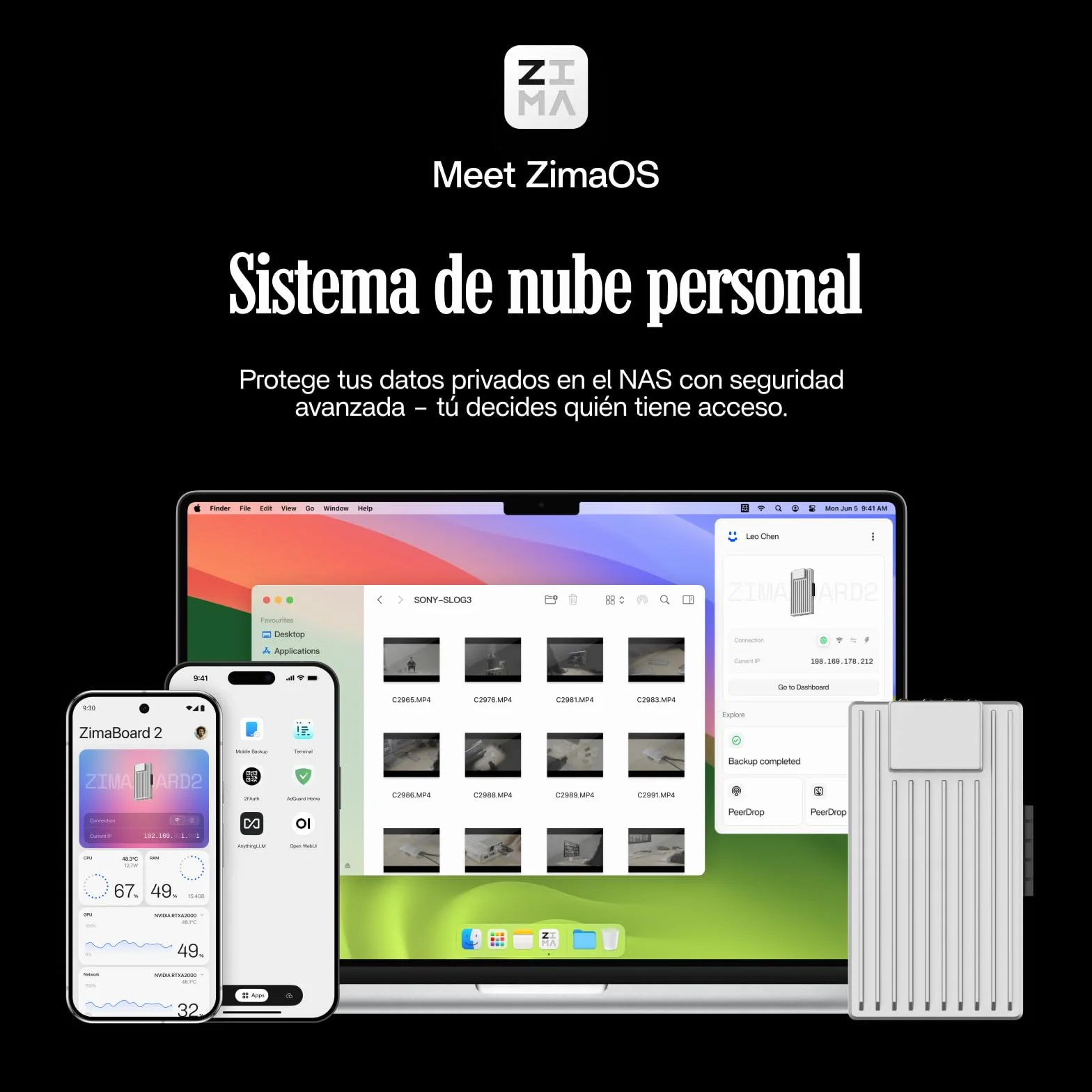 ZimaBoard 2 1664 x86 Servidor de Placa Única Mini NAS DIY Nube Personal con Intel N150 4 Núcleos, 16GB LPDDR5 RAM, PCIe 3.0, Doble LAN 2.5G, Almacenamiento en Red Barebone para Hogar/Oficina
