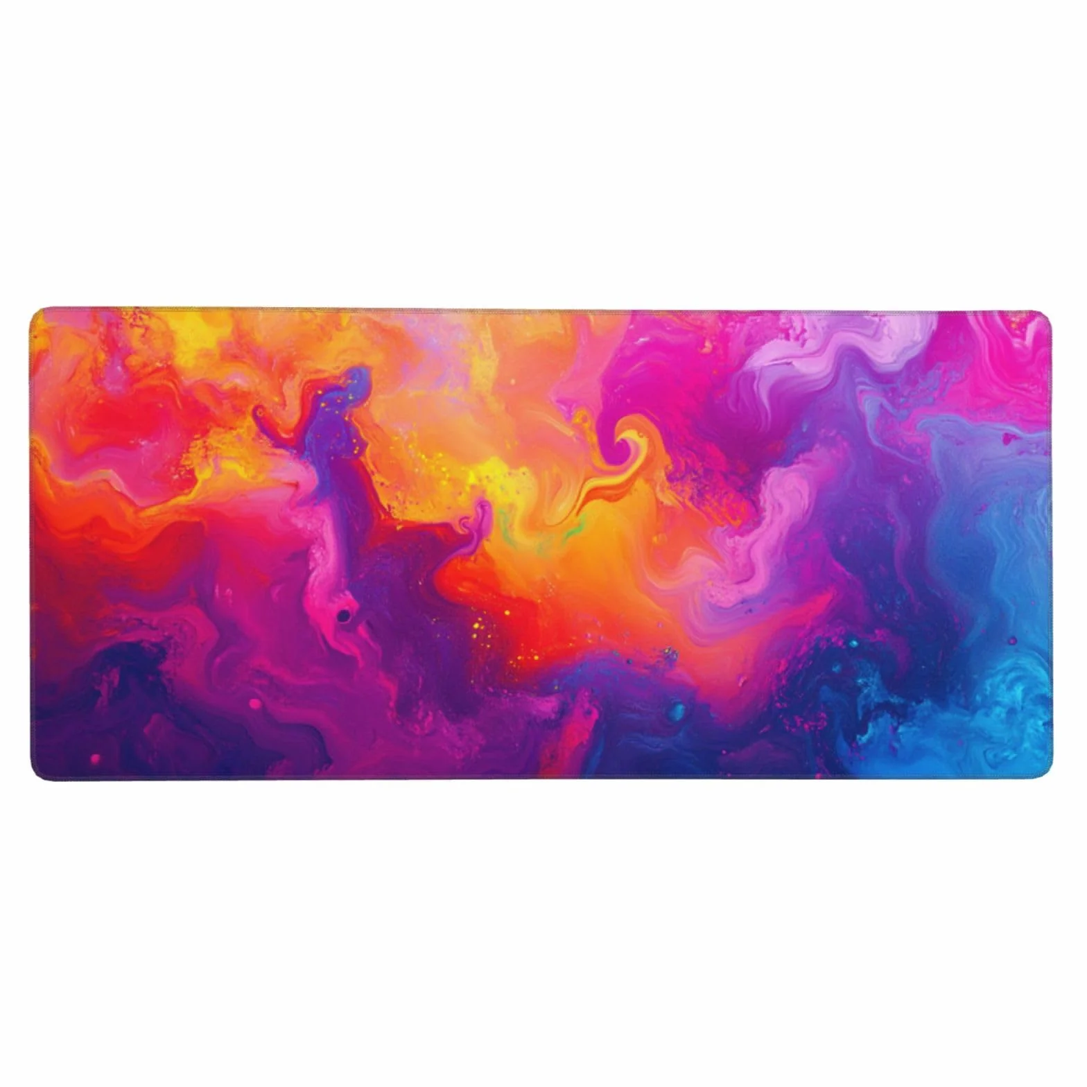 Alfombrilla Ratón Rosa & Nube 100 x 50 cm Alfombrilla de Escritorio G364 | Base Goma Antideslizante, Superficie Impermeable, Gaming Mouse Pad, Alfombrilla para Ratón y Teclado, Accesorios de Oficina