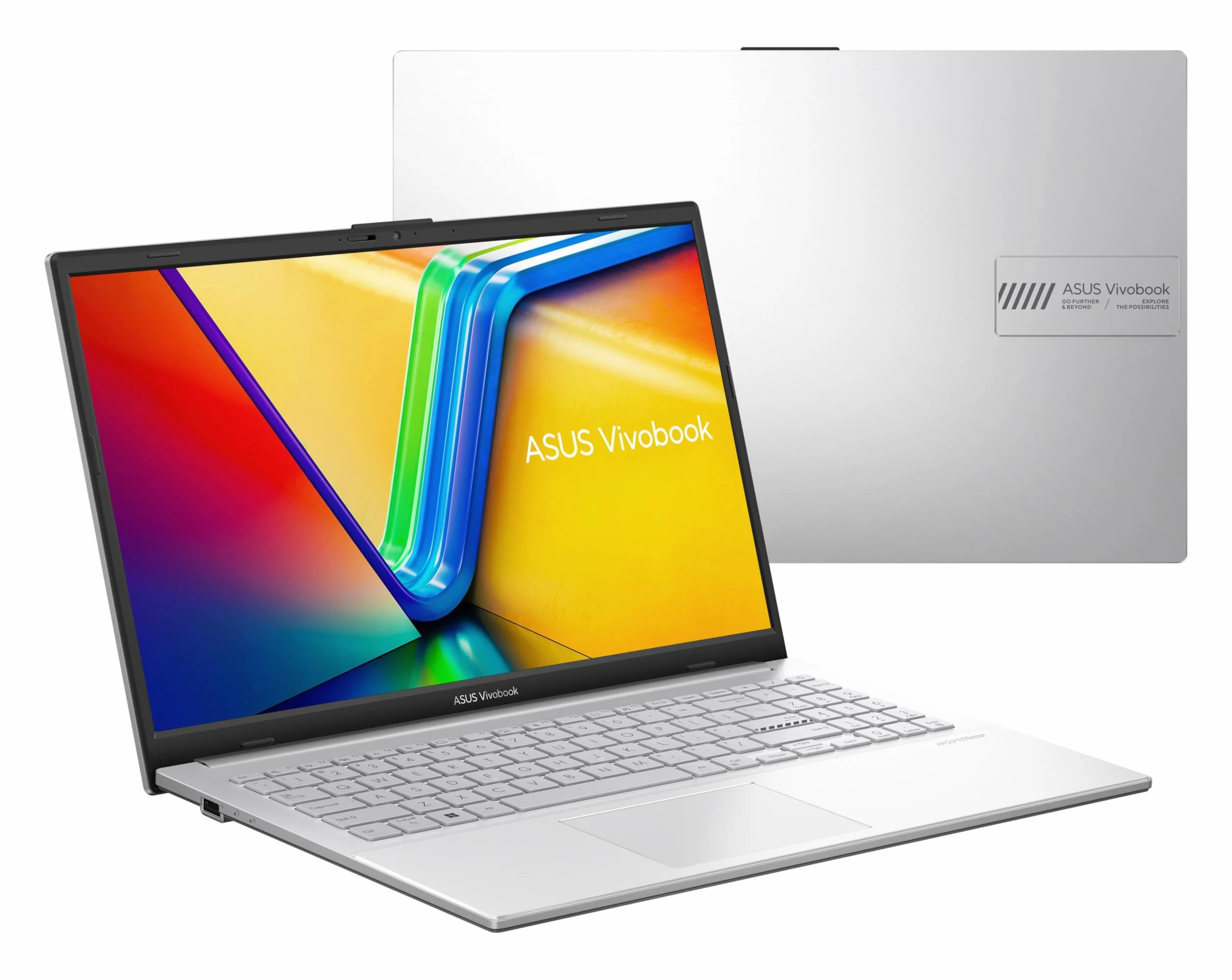 ASUS Vivobook Go 15 E1504FA - Ordenador Portátil 15.6inch Full HD (Windows 11 home, AMD Ryzen 5 7520U, 16GB RAM, 512GB SSD, Radeon 610M) Plata fría - teclado QWERTY Español