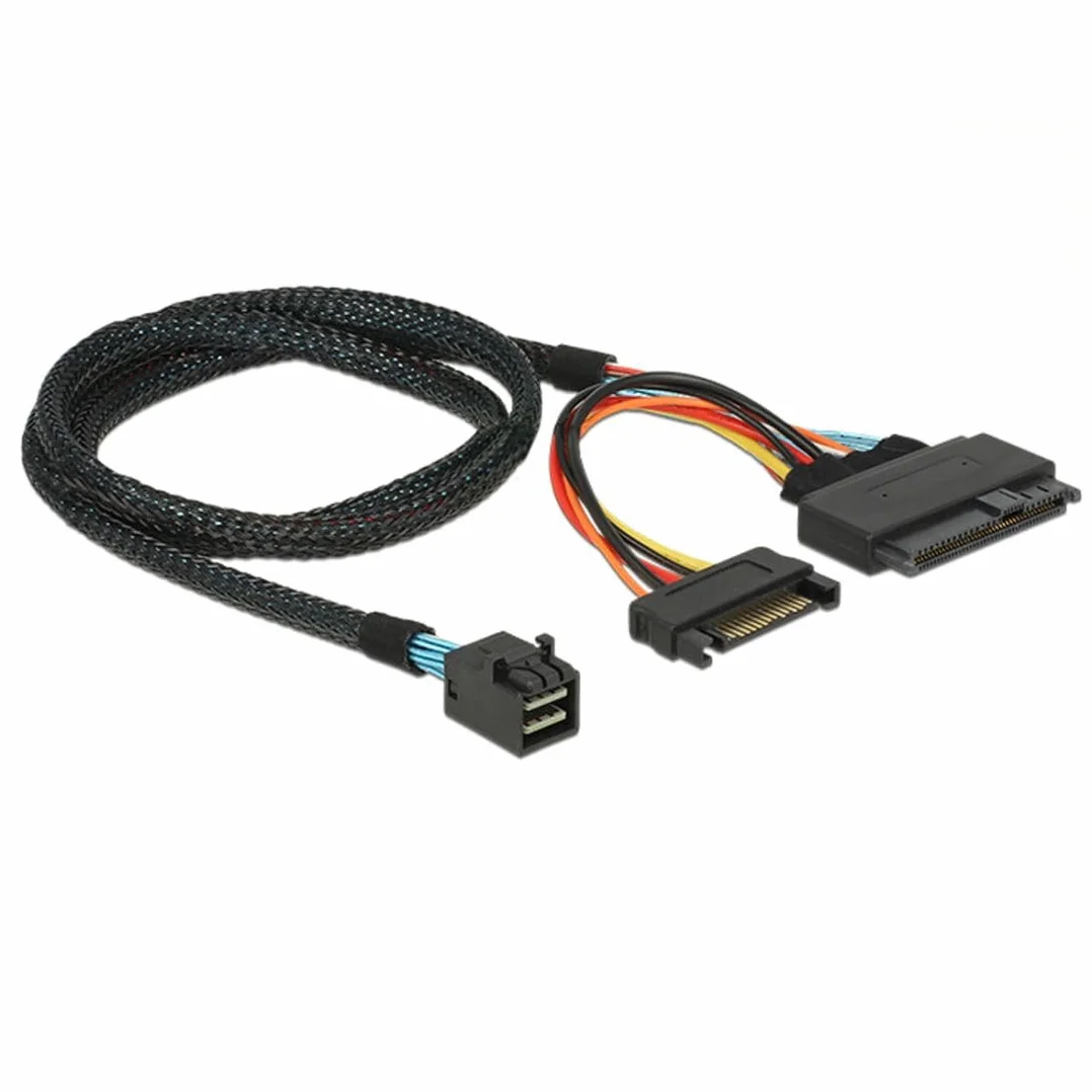 CY U.2 U2 SFF-8639 NVMe PCIe SSD Cable para Placa Base Intel SSD 750 P3600 P3700 M.2 SFF-8643 Mini SAS HD