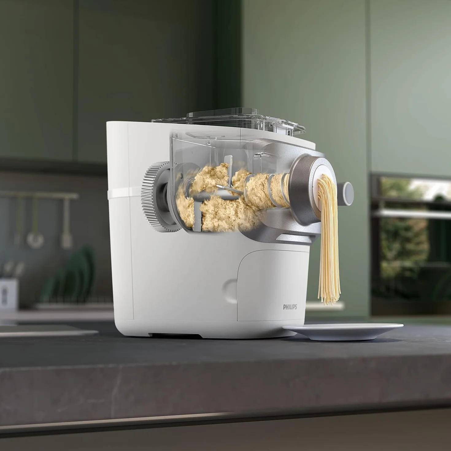 Philips Máquina Para Hacer Pasta 7000 Series ProExtrude Automática 6 Discos Blanco HR2660/00