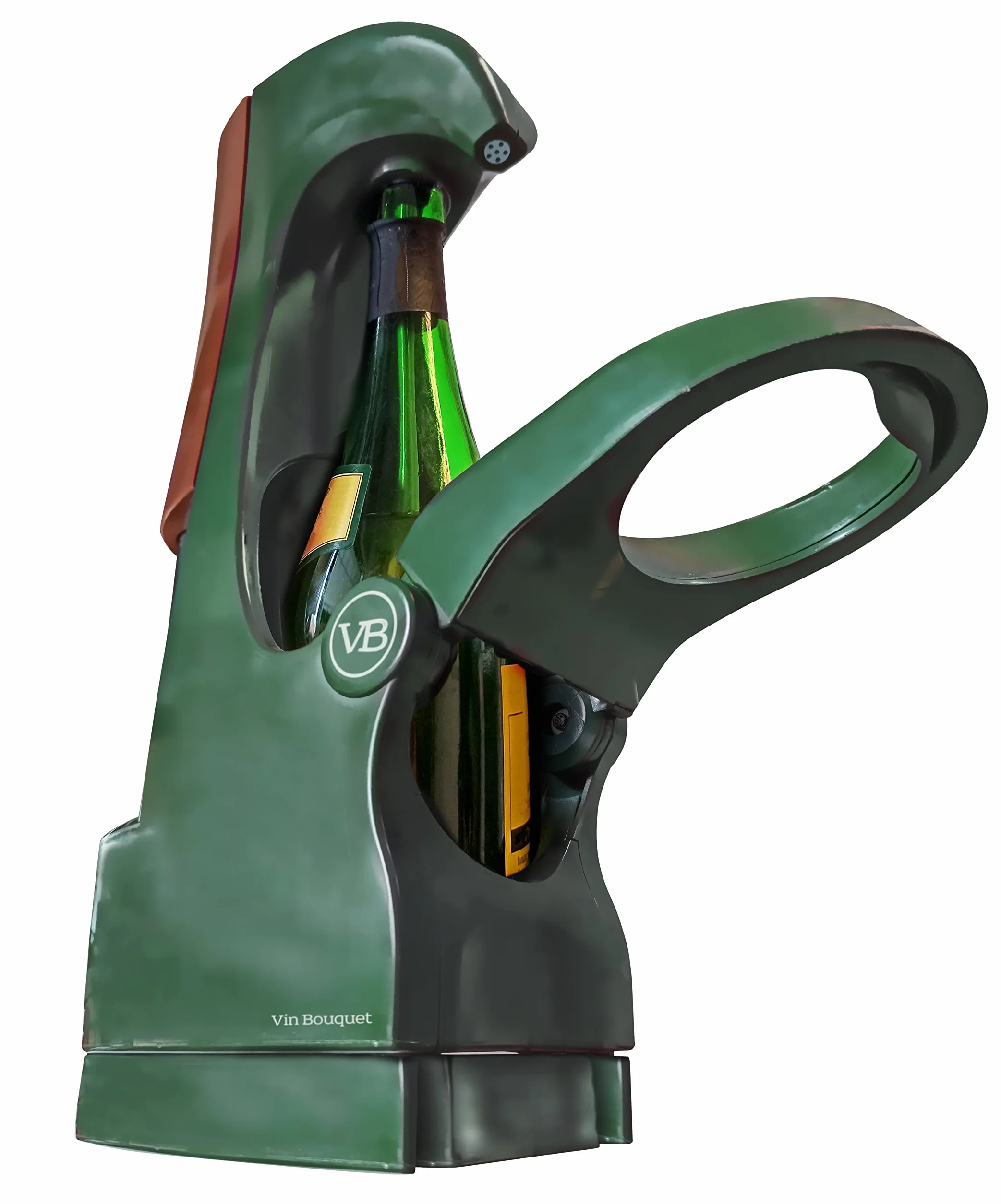 VB VIN BOUQUET FIA 936 Escanciador de Sidra Manual Plis Plas, Incluye Adaptador de Botella Vasca, Verde