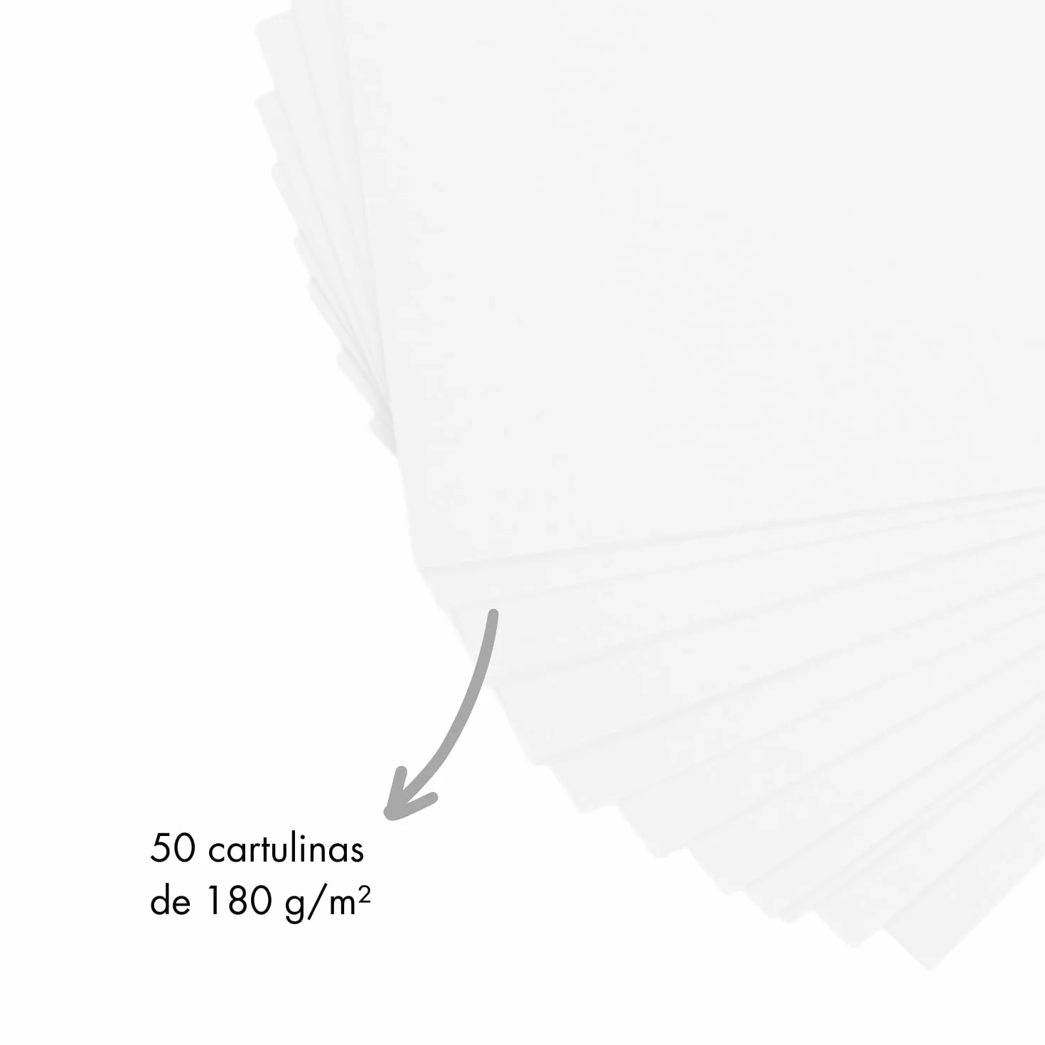 Cartulinas Blancas A4 50 uds. 21x29,7 cm 180 g/m² Manualidades Impresión Escolar