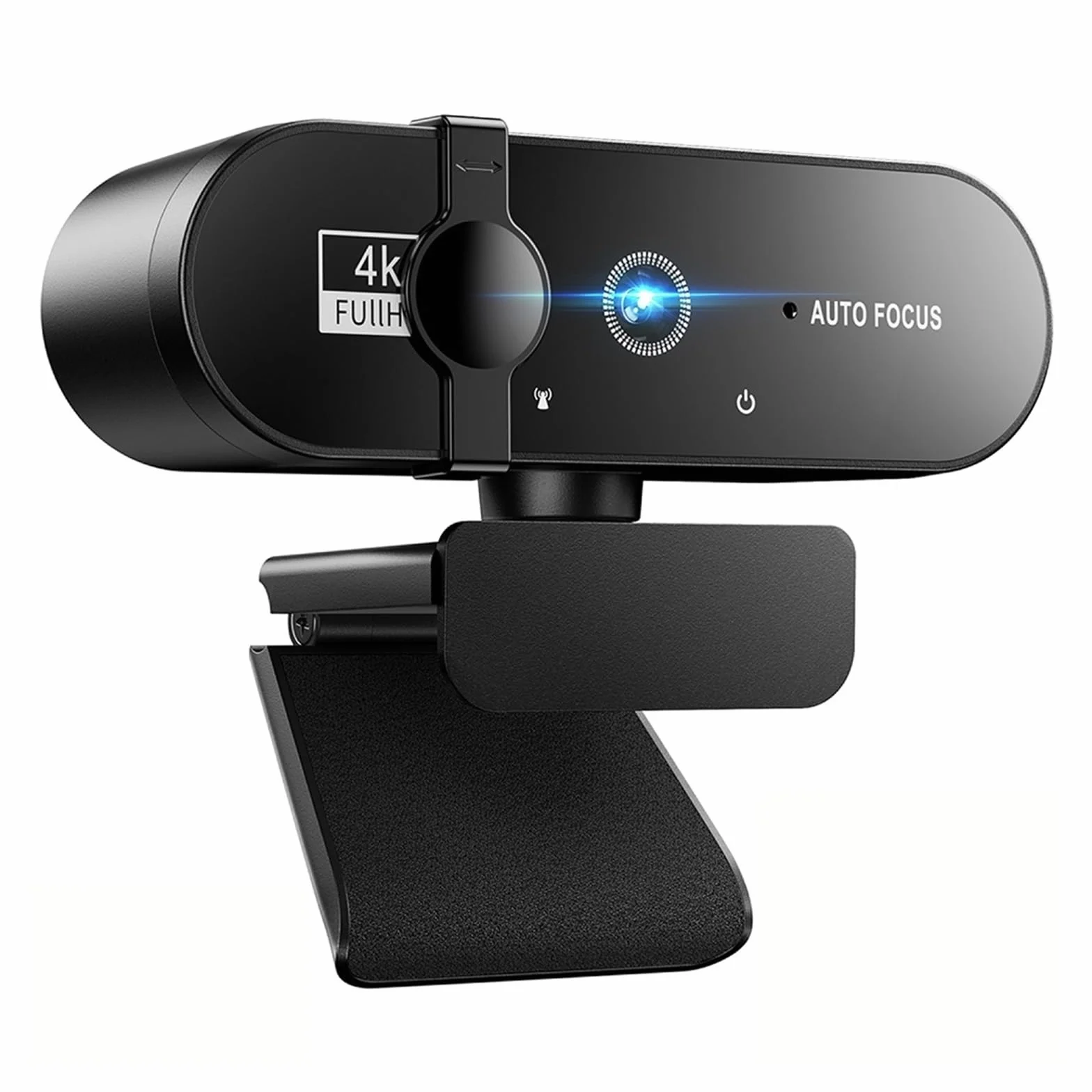 Cámara Web, Cámara Web 4K 1080P Mini cámara 2K Full HD con micrófono de Enfoque automático for PC Computadora portátil en línea(4K)