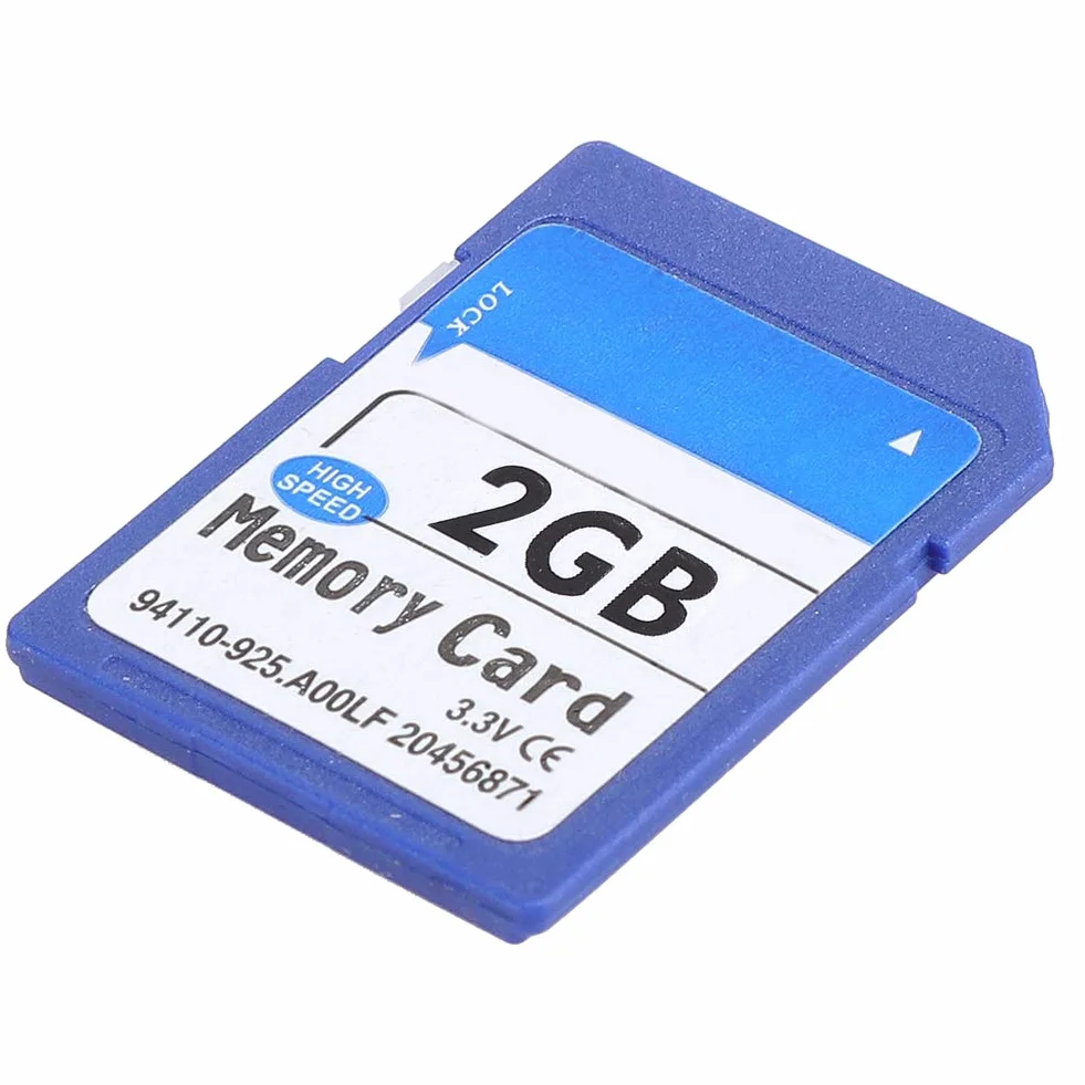 ASHATA Tarjeta de Memoria 1G / 2G / 8G / 16G / 32G / 64G, Tarjeta de Memoria Universal de Alta Velocidad para MP3, MP4, cámara, SLR, para PSP, Altavoz de Tarjeta de Enchufe, Altavoz, etc.(2GB)